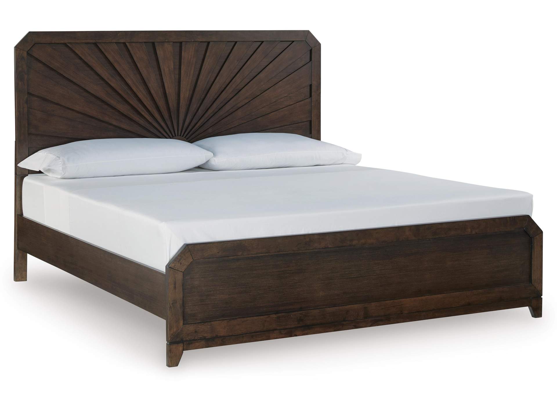 Tandisport California King Panel Bed with Mirrored Dresser and Chest image 15