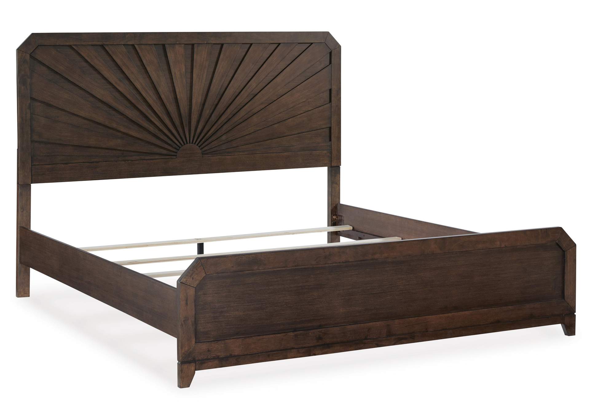 Tandisport California King Panel Bed with Mirrored Dresser and Chest image 14
