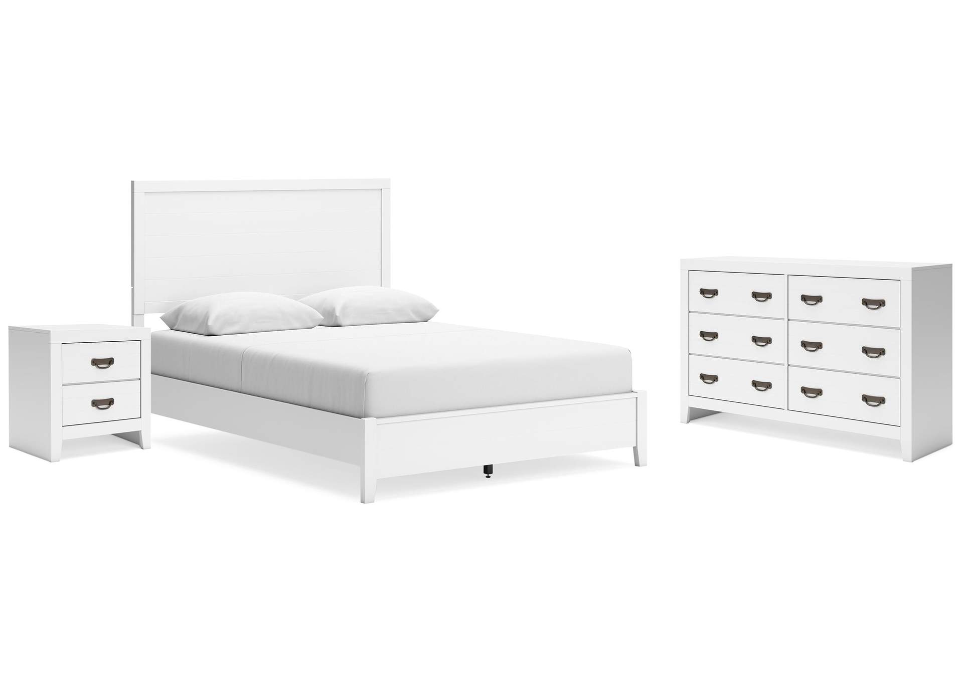 Binterglen Queen Panel Bed with Dresser and Nightstand image 1