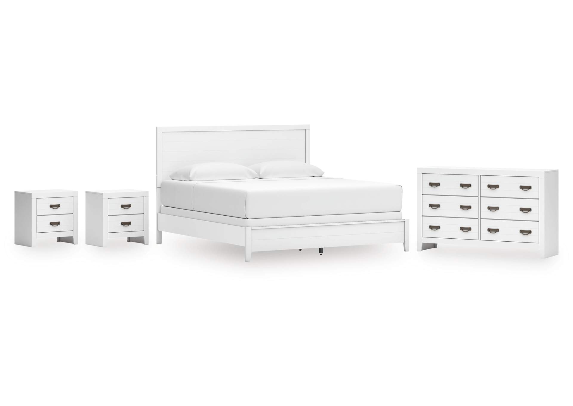 Binterglen King Panel Bed, Dresser and 2 Nightstands image 1