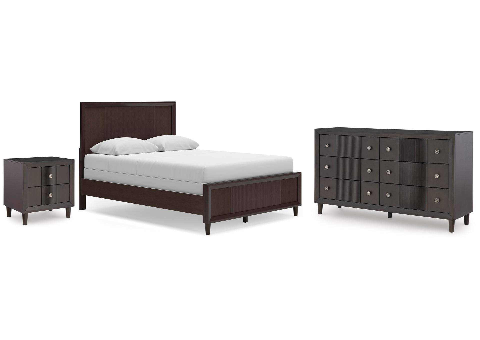 Urbantrack Queen Panel Bed with Dresser and Nightstand image 1
