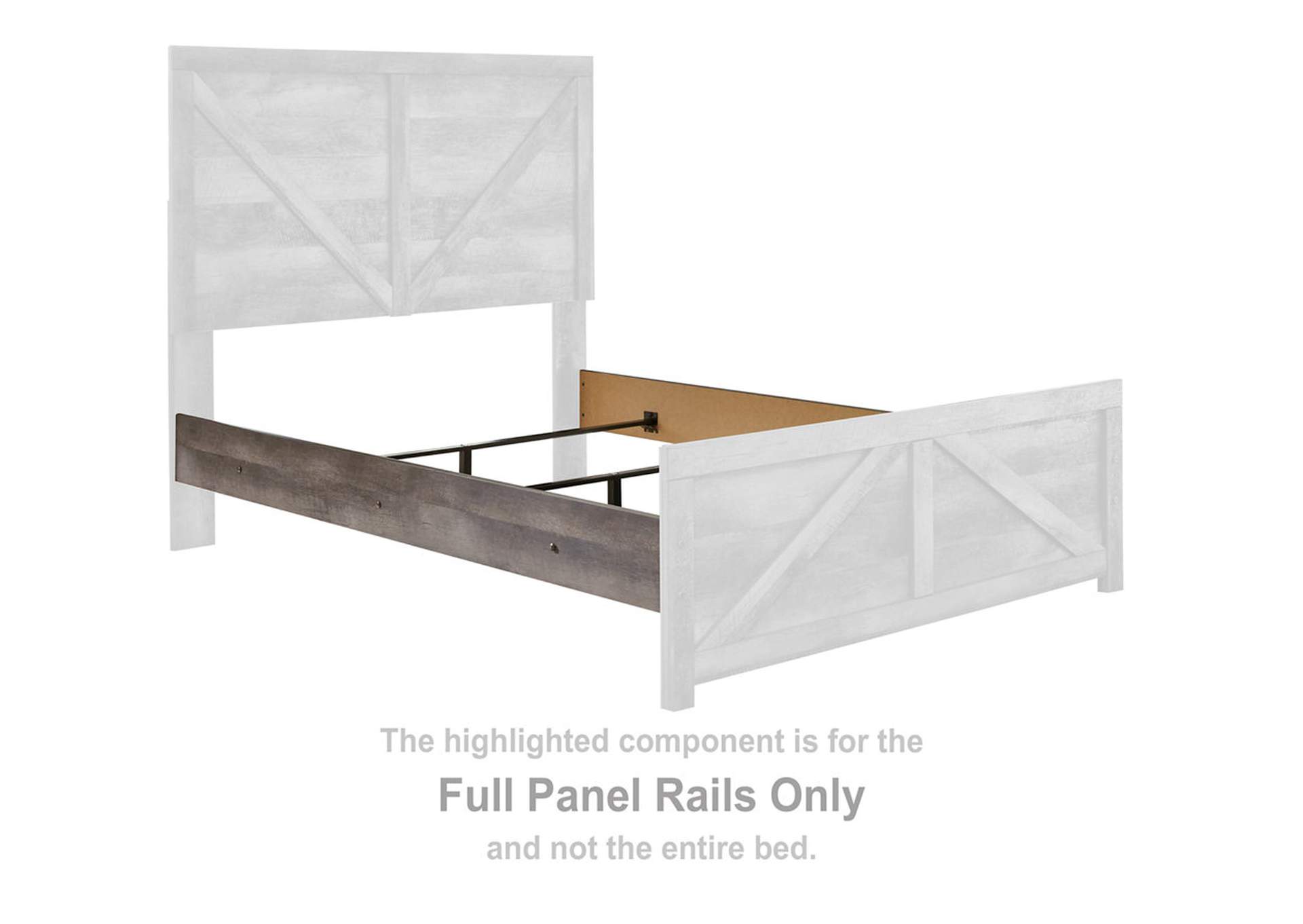 Wynnlow Full Crossbuck Panel Bed