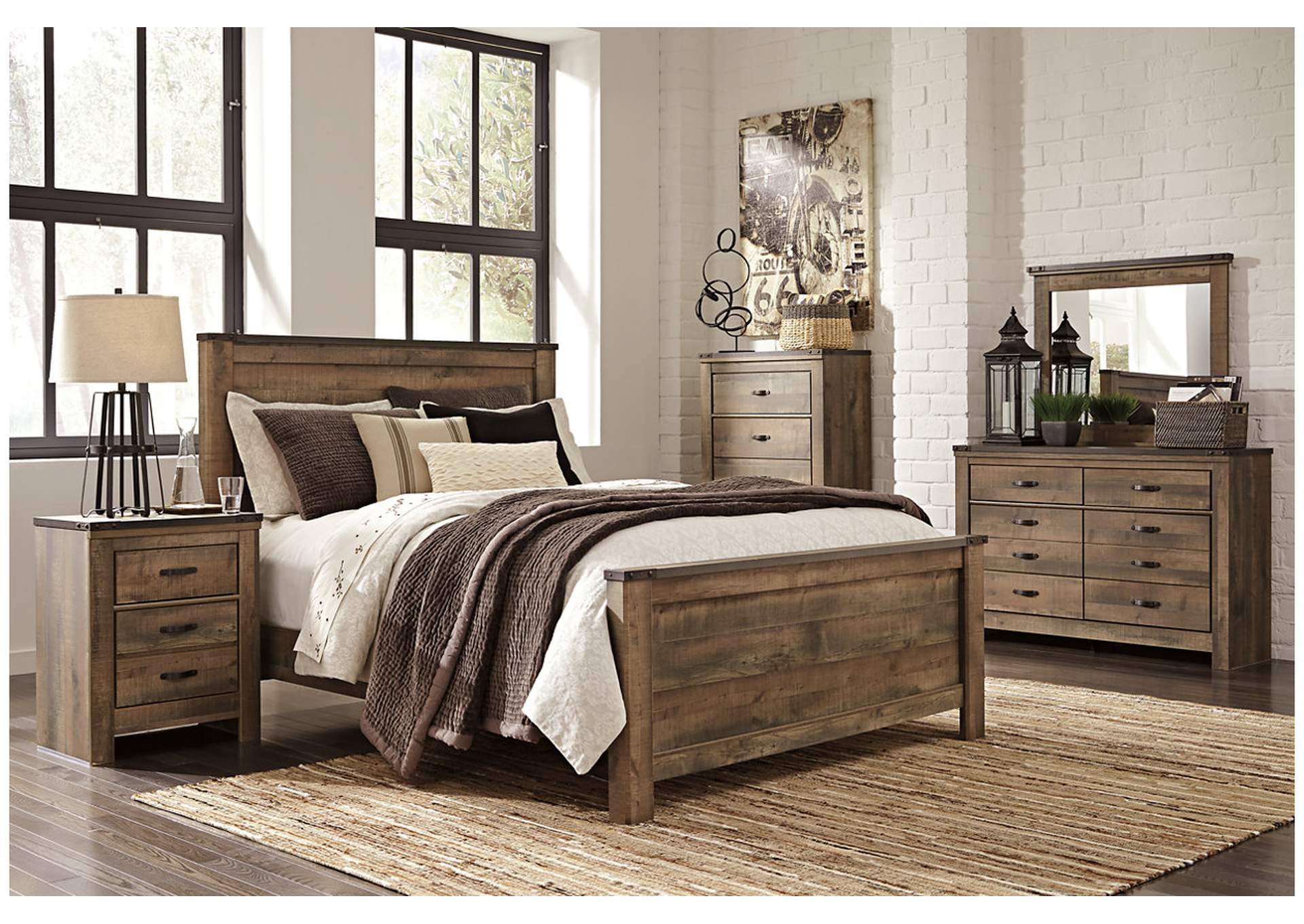 Trinell Queen Panel Bed image 8
