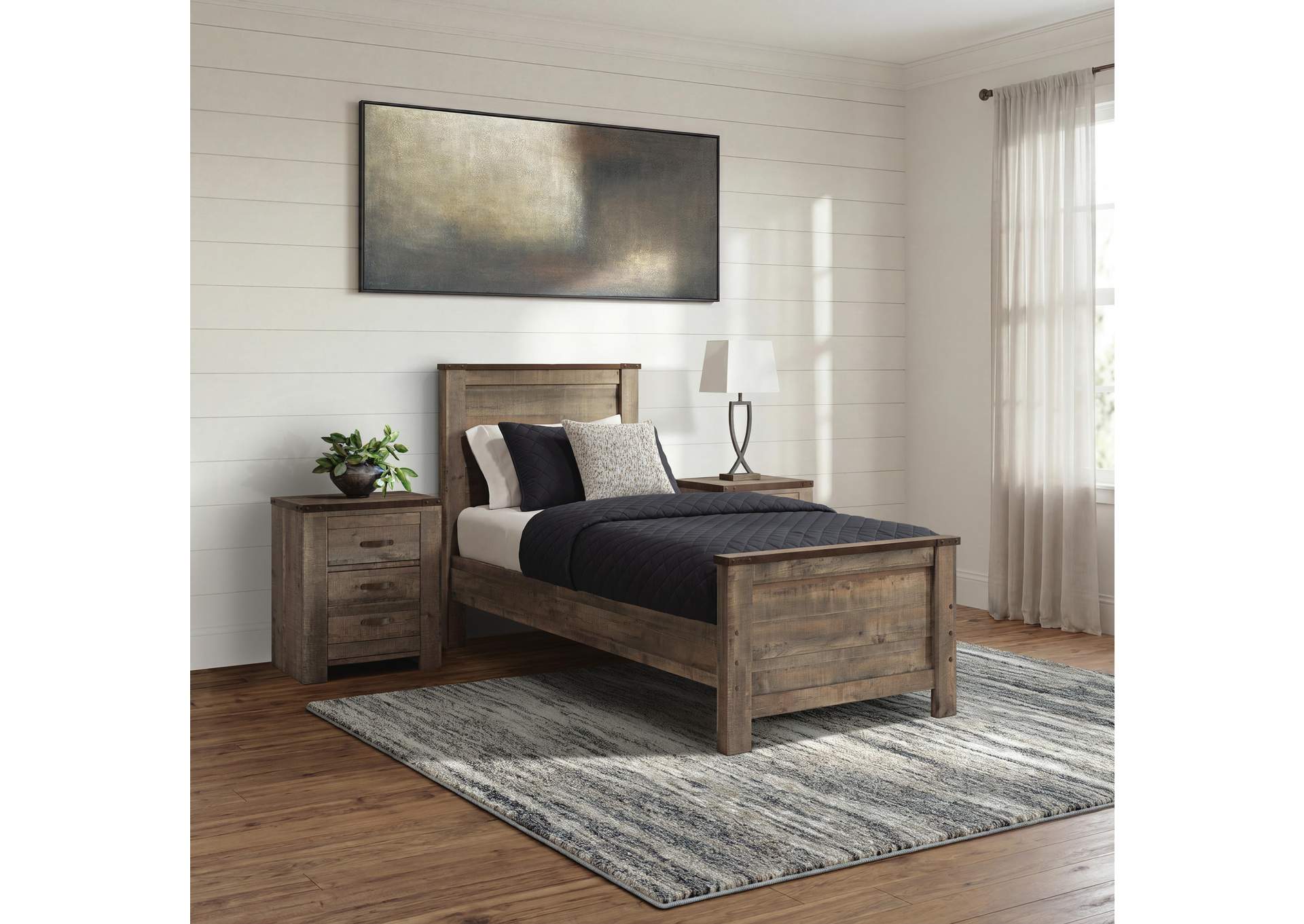 Trinell Twin Panel Headboard image 5