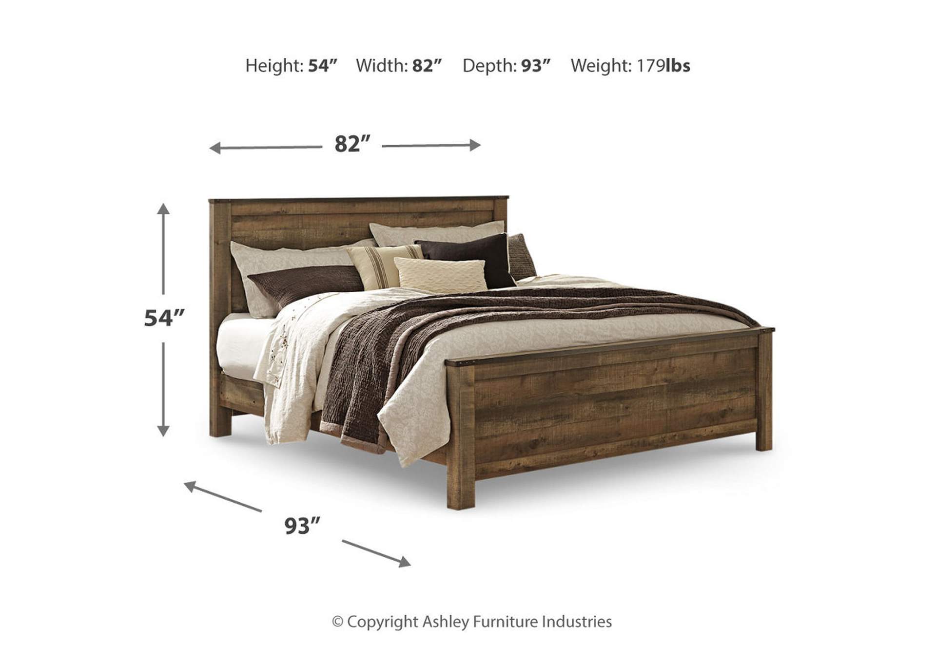 Trinell King Panel Bed