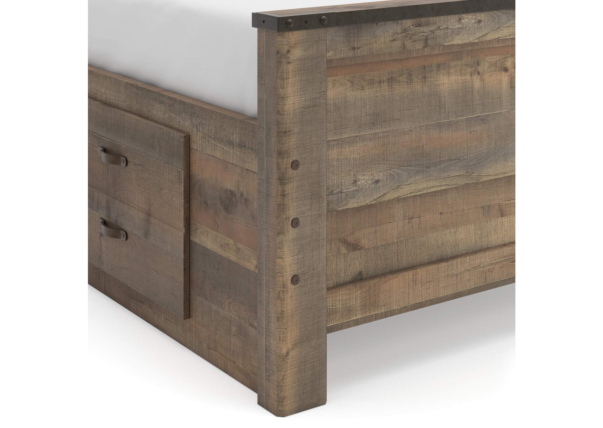 Trinell Twin Bookcase Bed with 2 Storage Drawers image 7