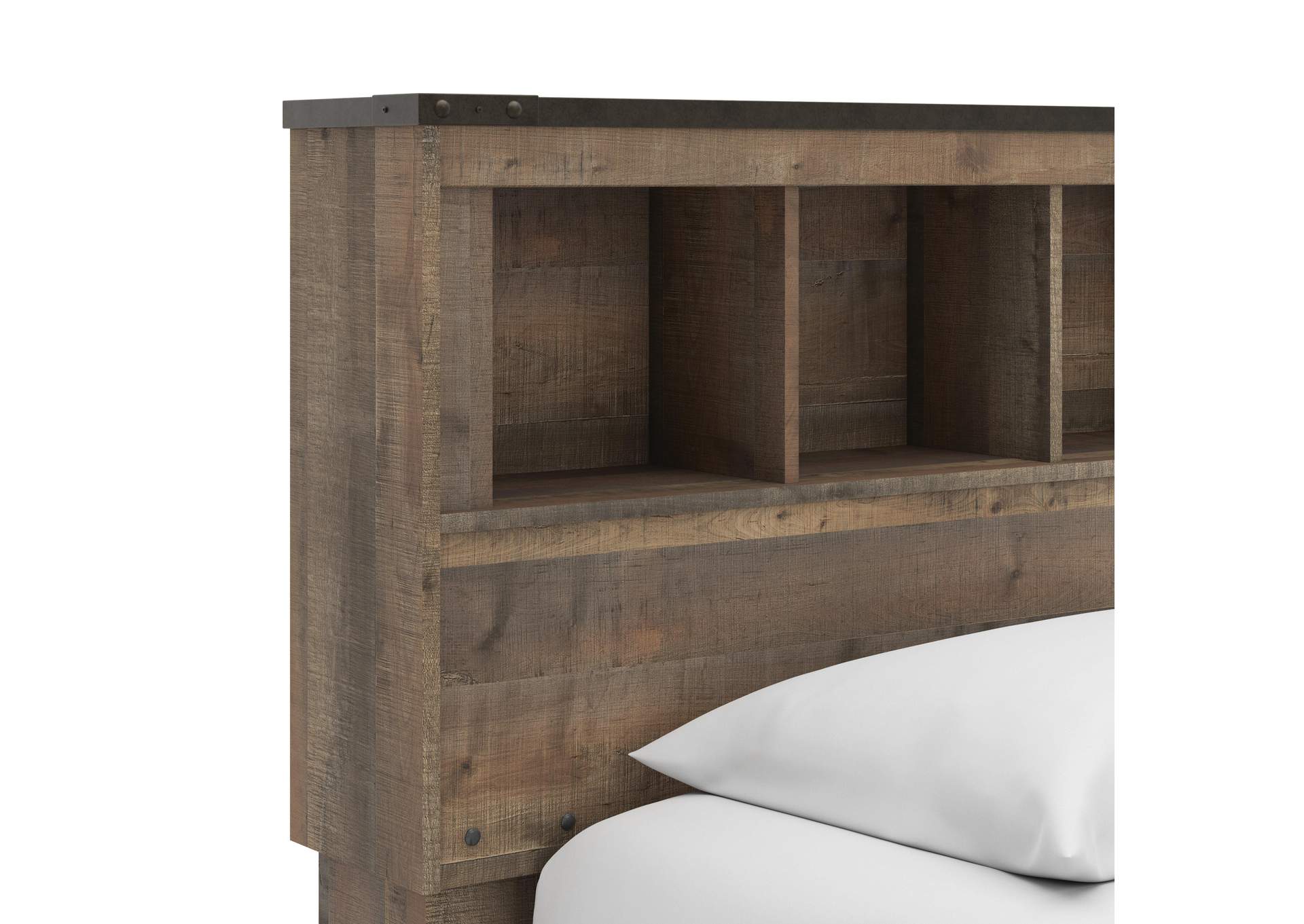 Trinell Twin Bookcase Bed with 2 Storage Drawers image 6