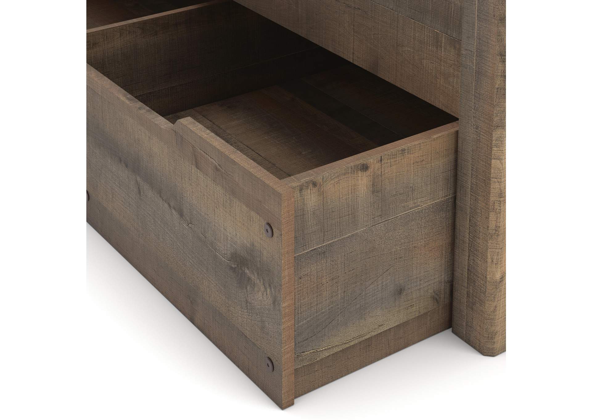 Trinell Twin Bookcase Bed with 1 Large Storage Drawer image 6