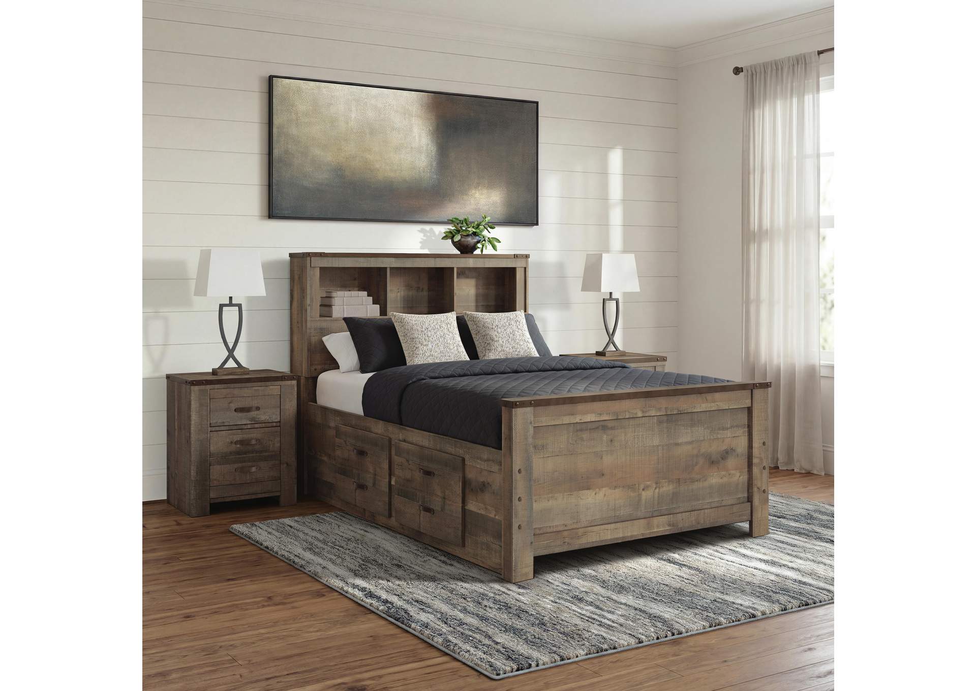 Trinell Full Bookcase Headboard image 6