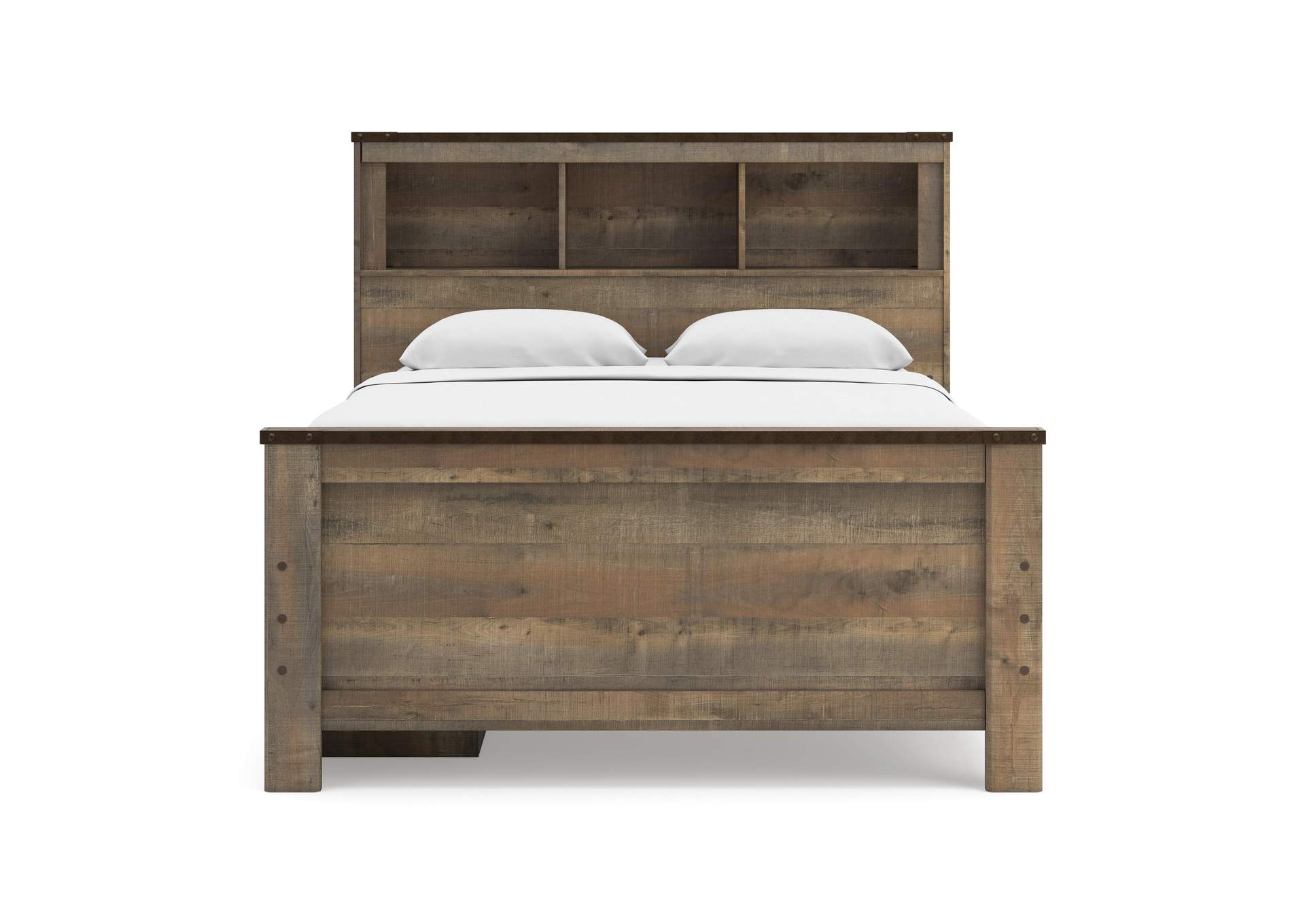 Trinell Full Bookcase Bed with 2 Storage Drawers image 3