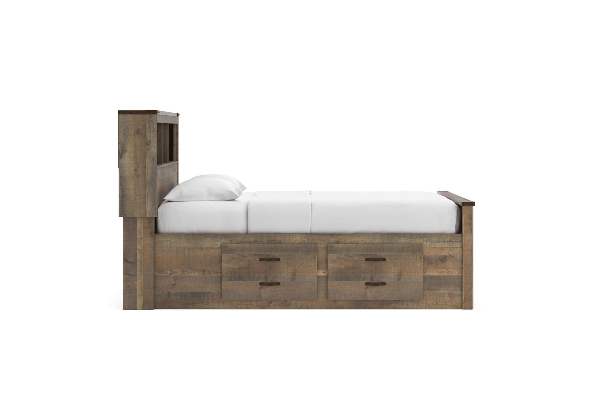 Trinell Full Bookcase Bed with 2 Storage Drawers image 10