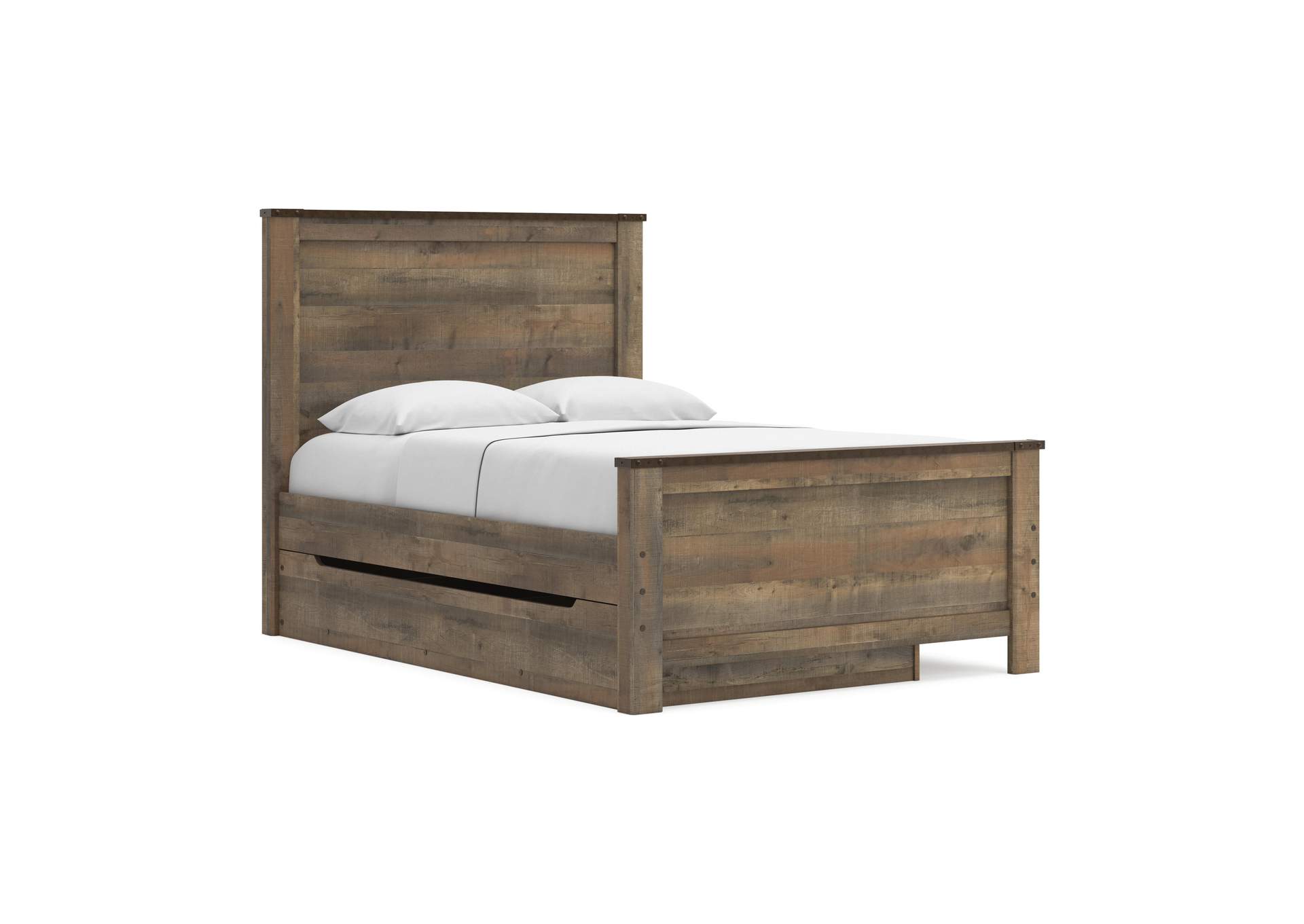 Trinell Full Panel Bed with 1 Large Storage Drawer image 6