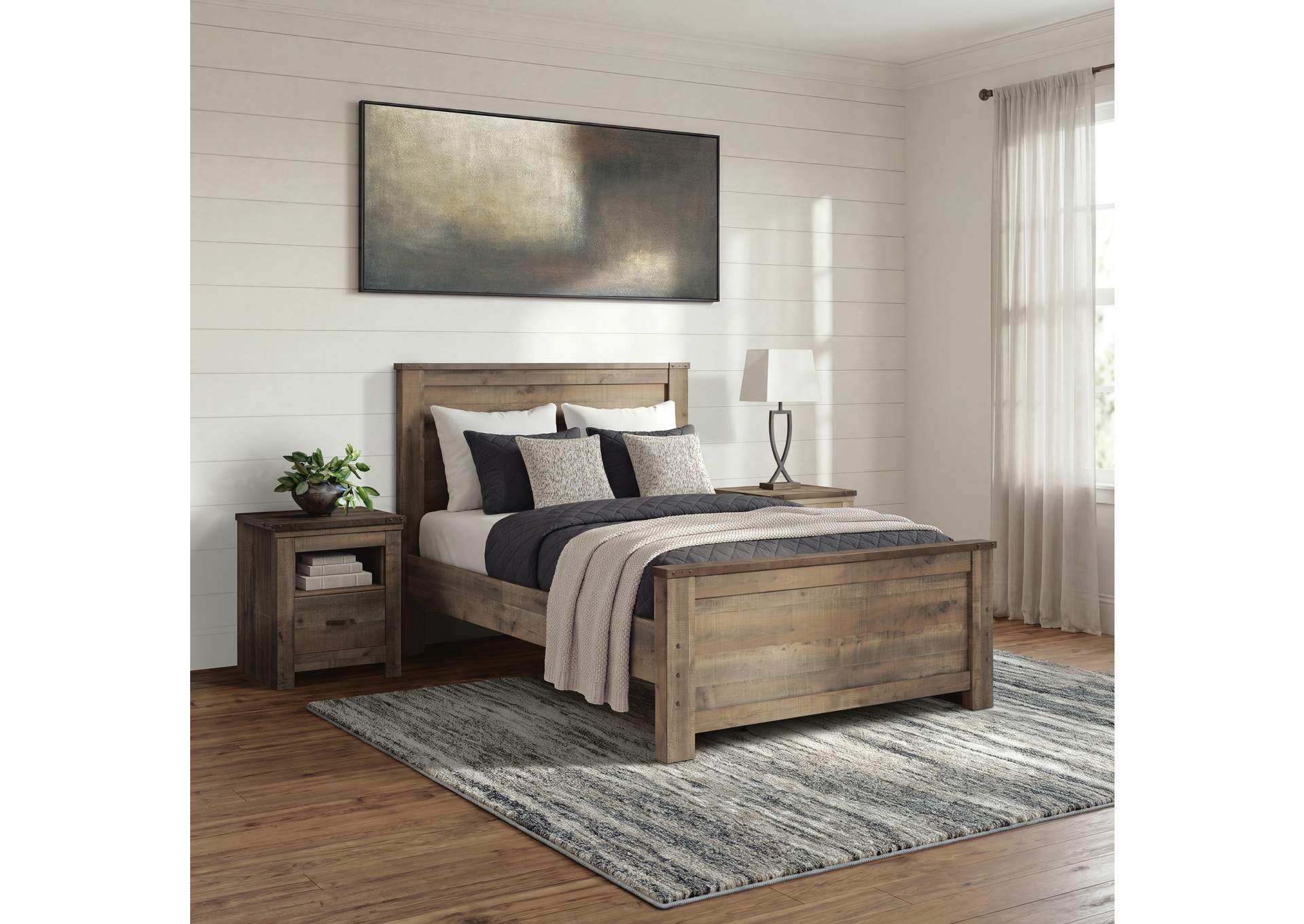 Trinell Full Panel Headboard image 4
