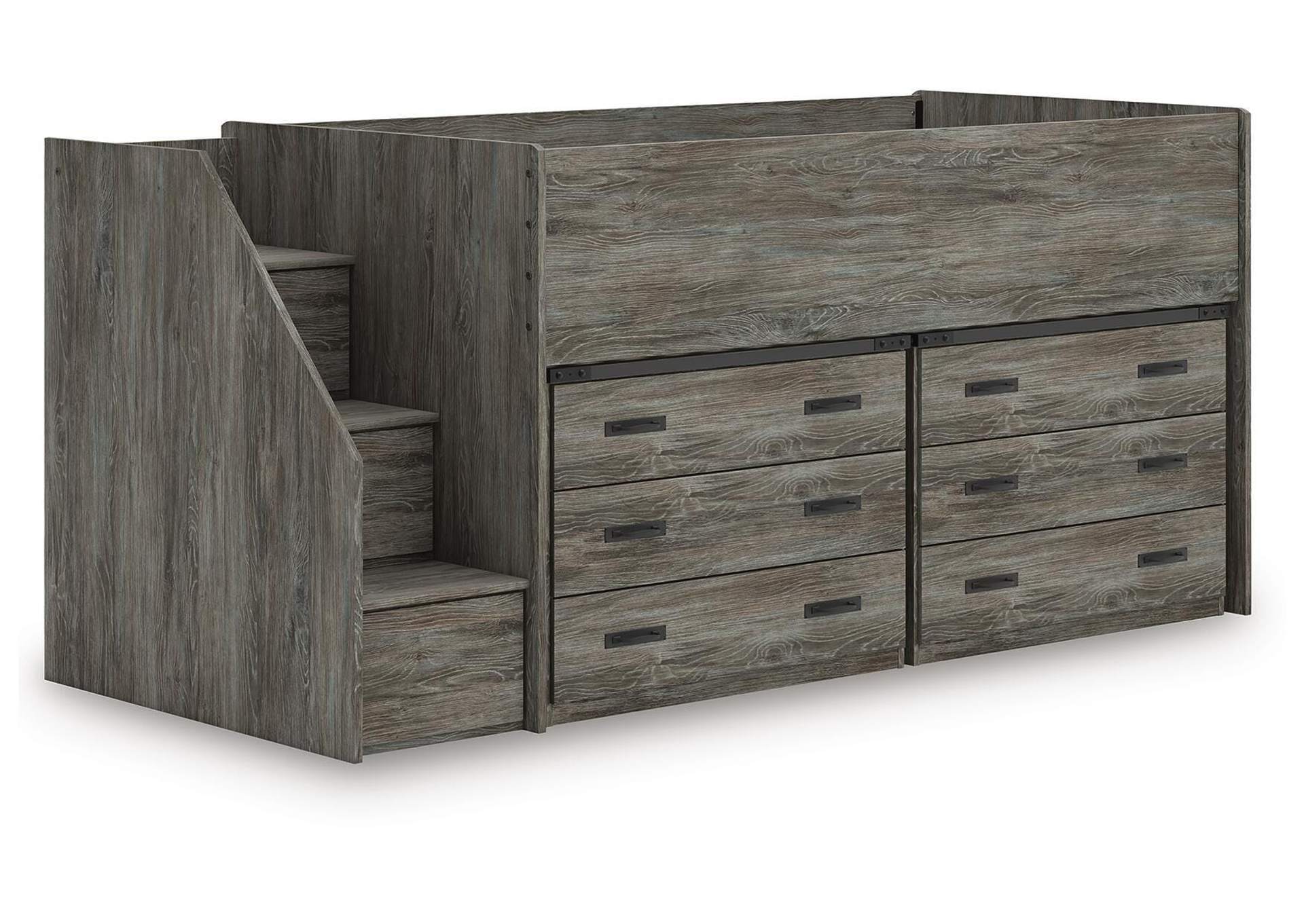 Frandern Twin Loft Bed with Drawer Storage image 5