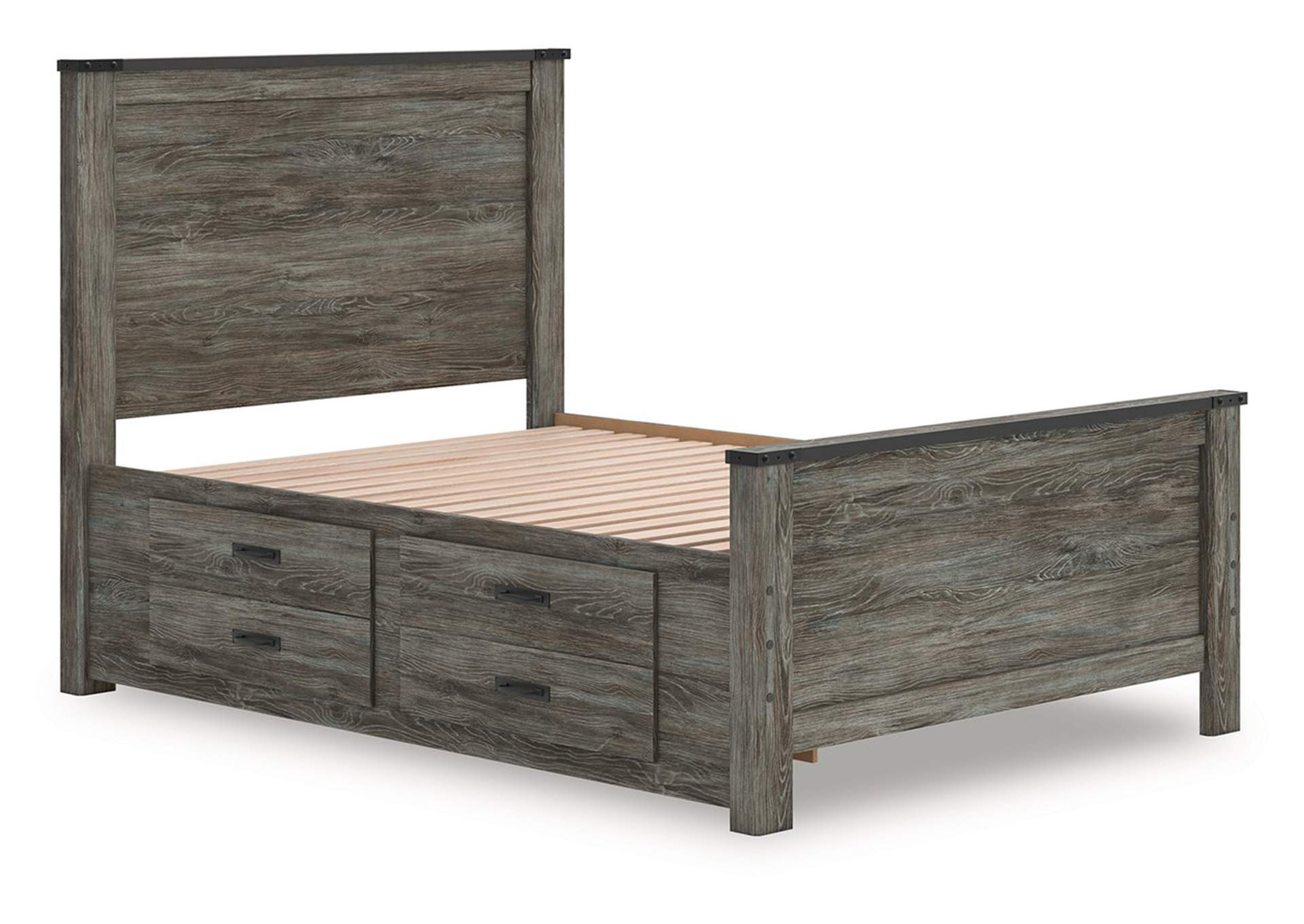 Frandern Full Panel Bed with Storage