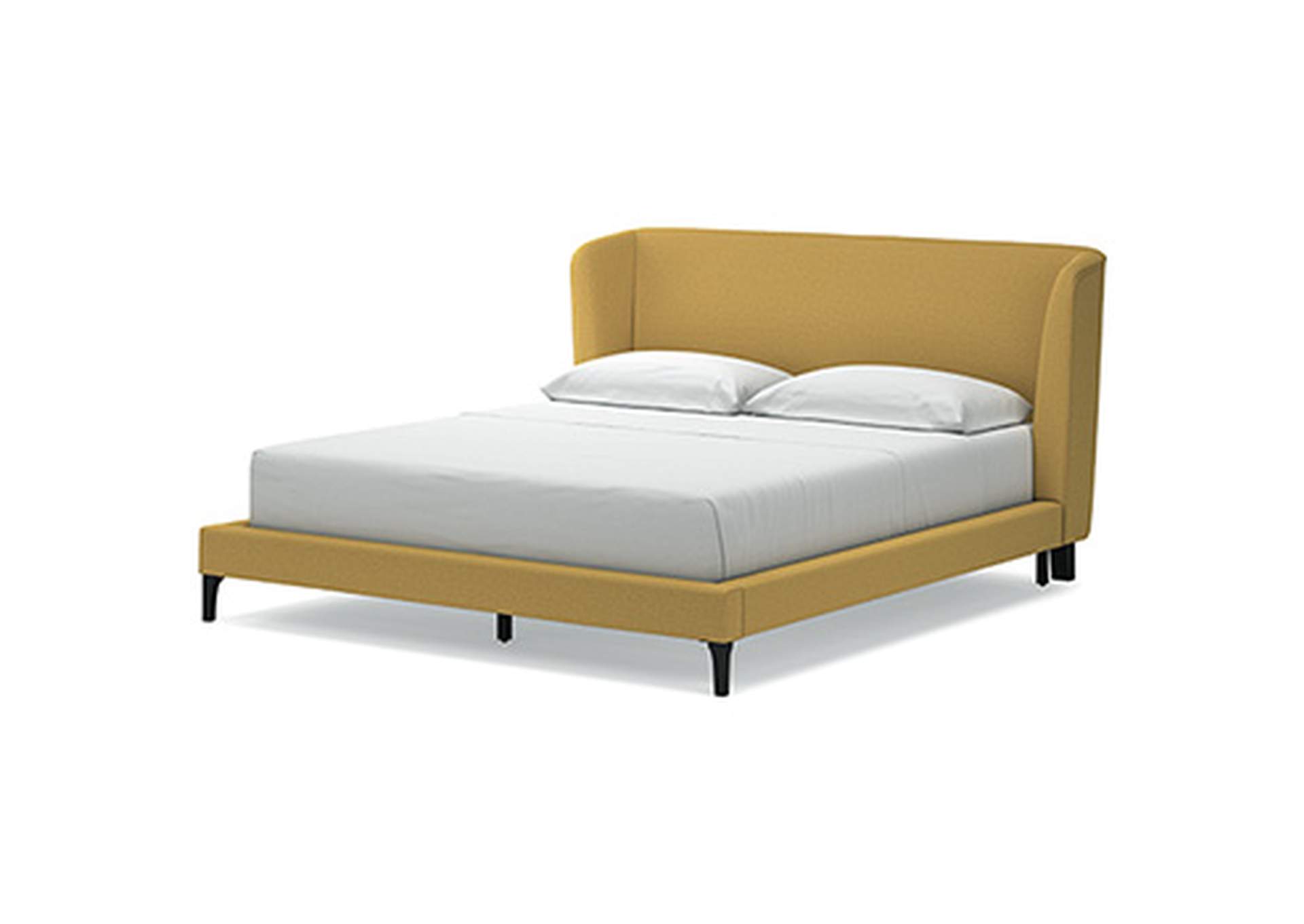 Maloken California King Upholstered Bed with Roll Slats image 4