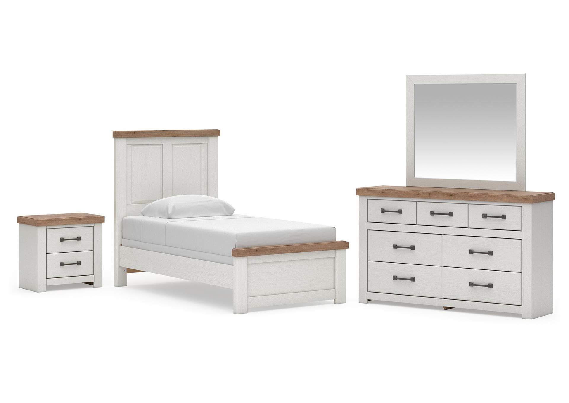 Savonport Twin Panel Bed. Dresser, Mirror and Nightstand image 1