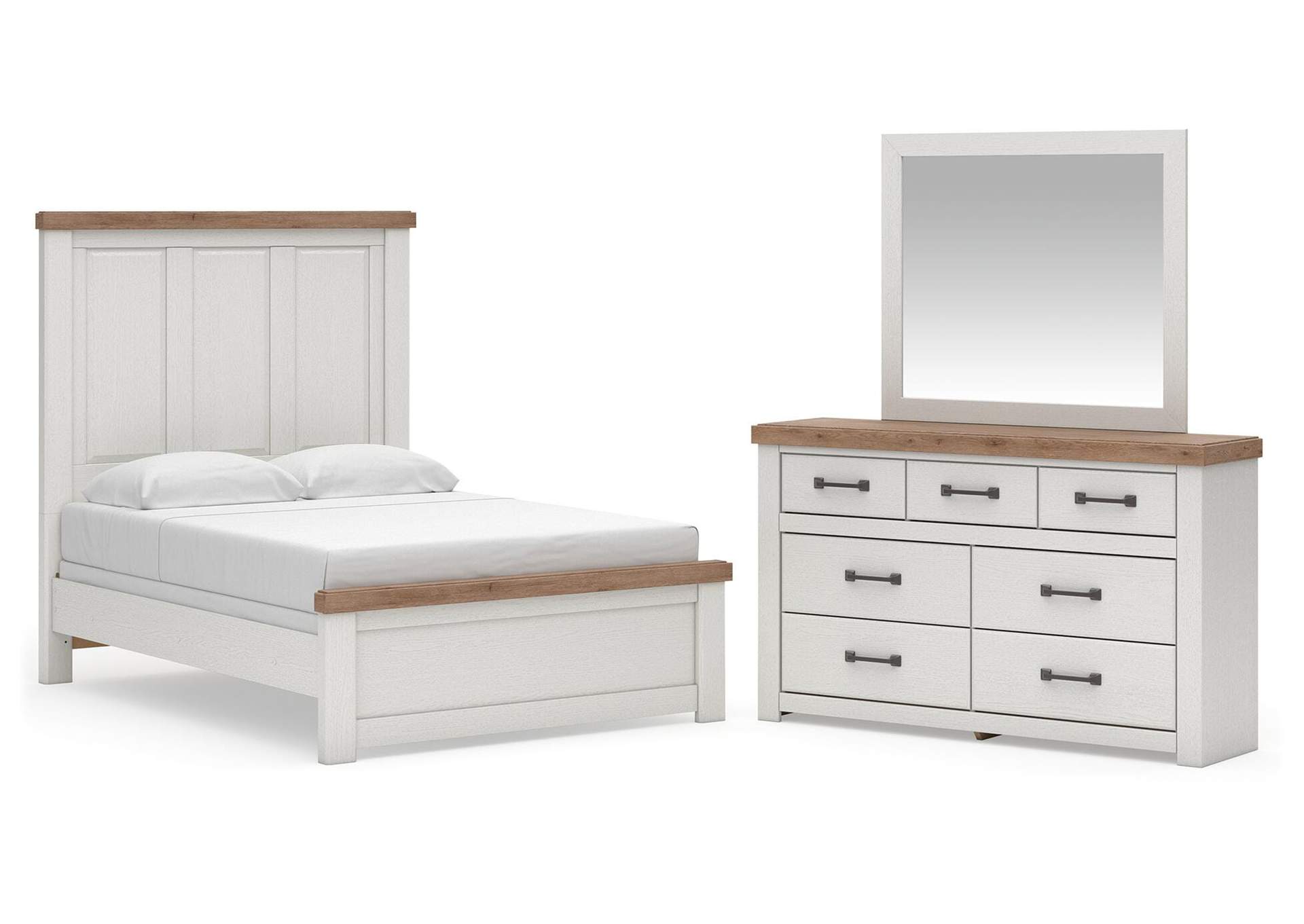 Savonport Full Panel Bed, Dresser and Mirror image 1