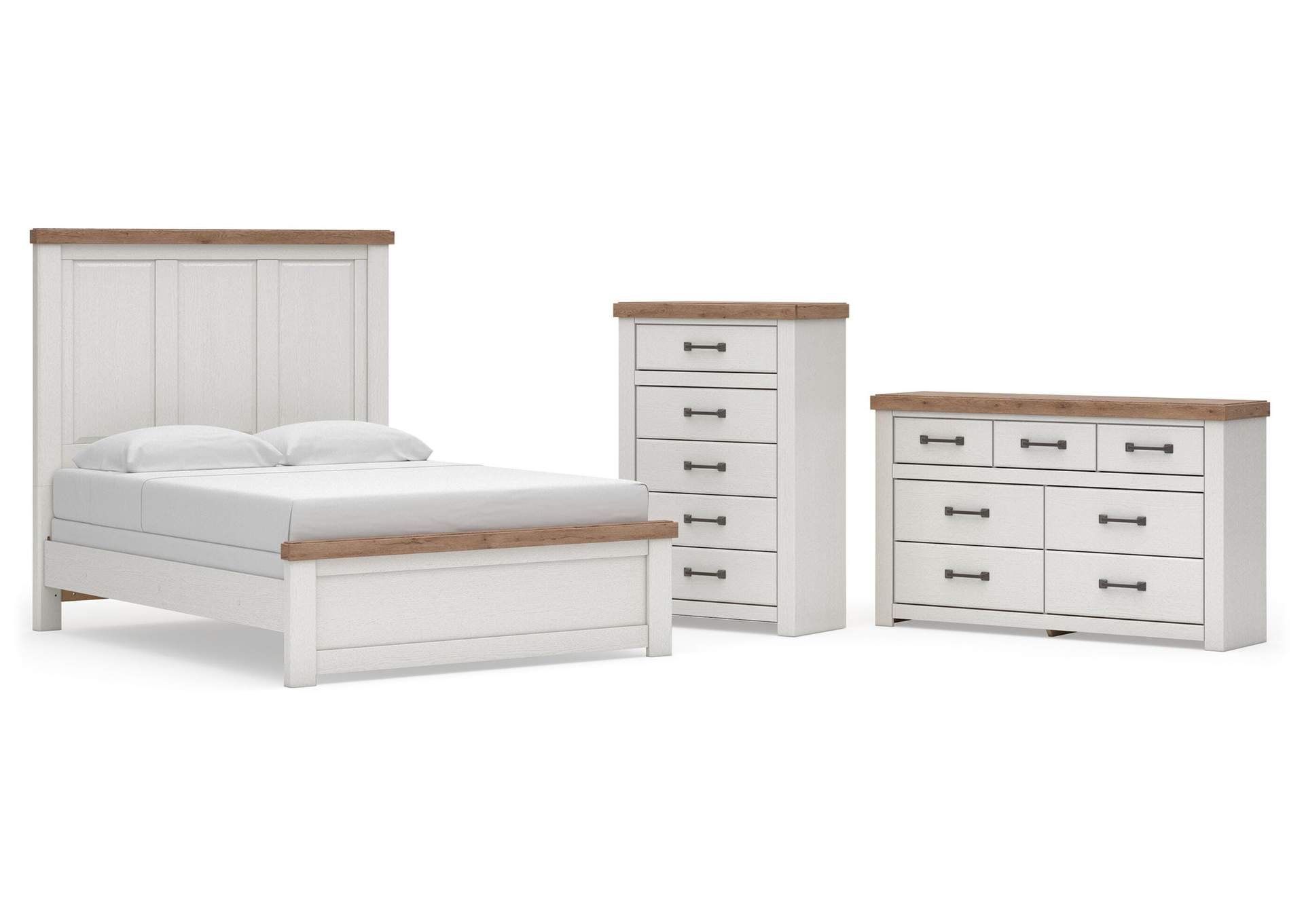 Savonport Queen Panel Bed, Dresser and Chest image 1