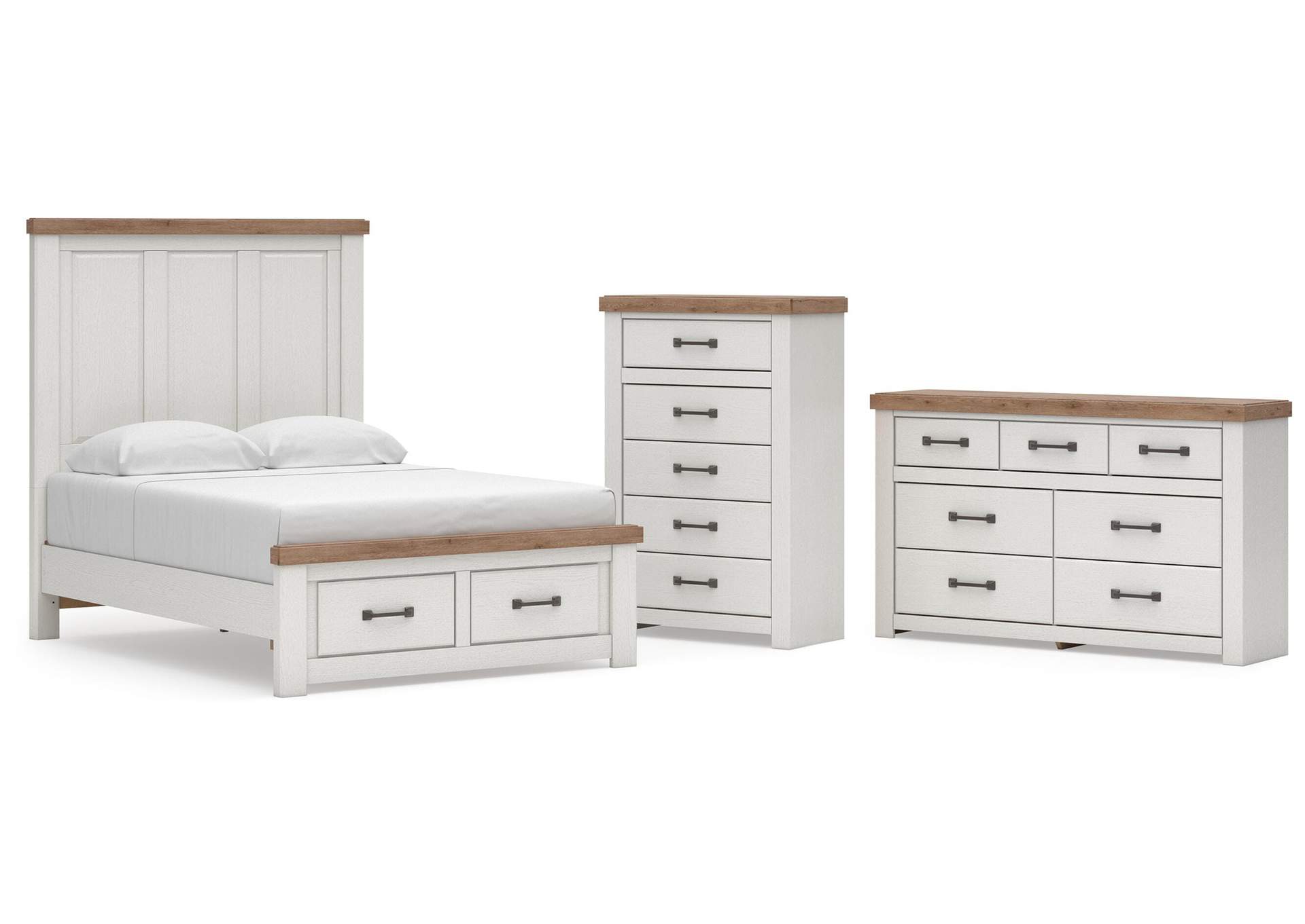 Savonport Full Panel Storage Bed, Dresser and Chest image 1