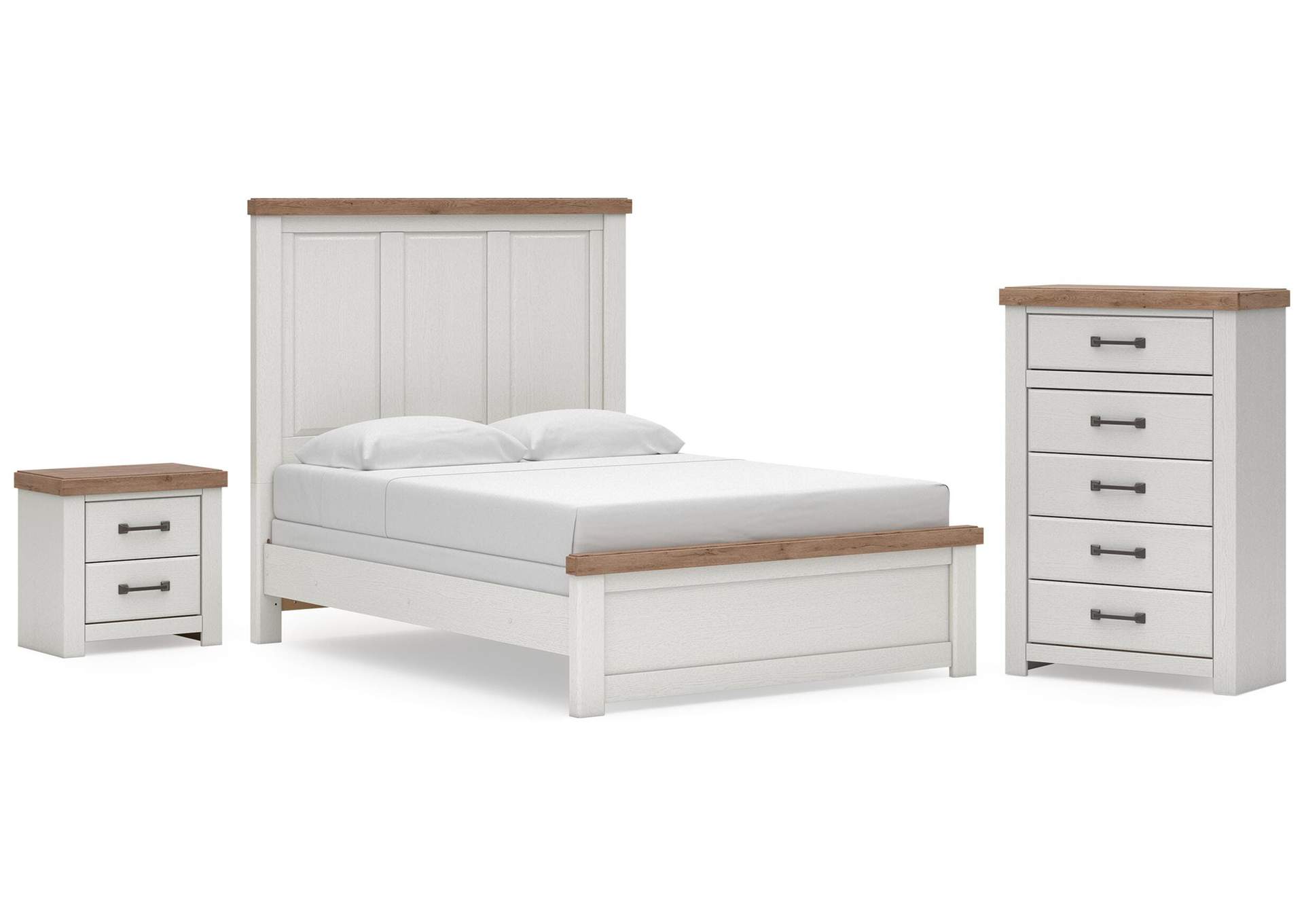 Savonport Queen Panel Bed, Chest and Nightstand image 1