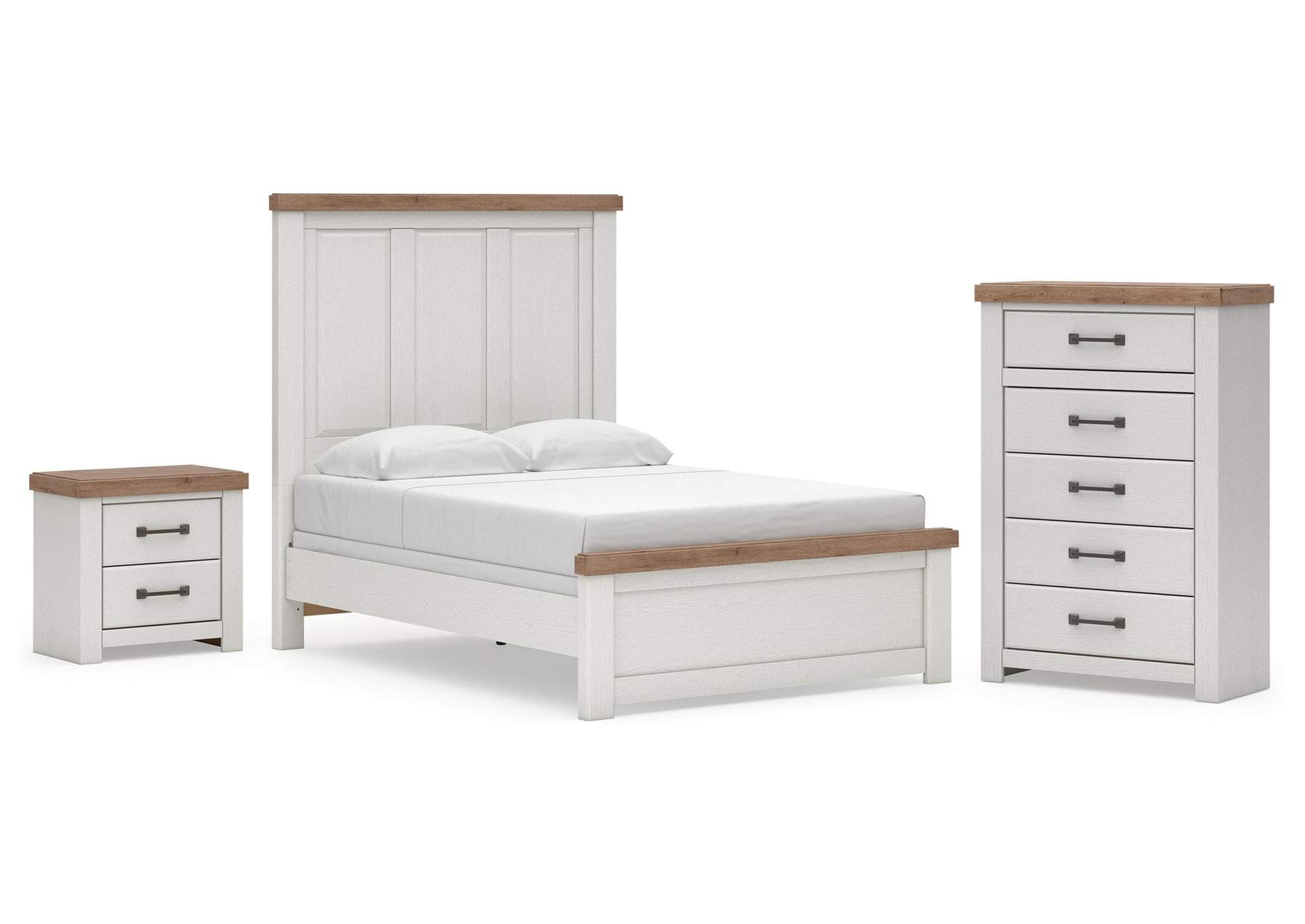 Savonport Full Panel Bed, Chest and Nightstand image 1