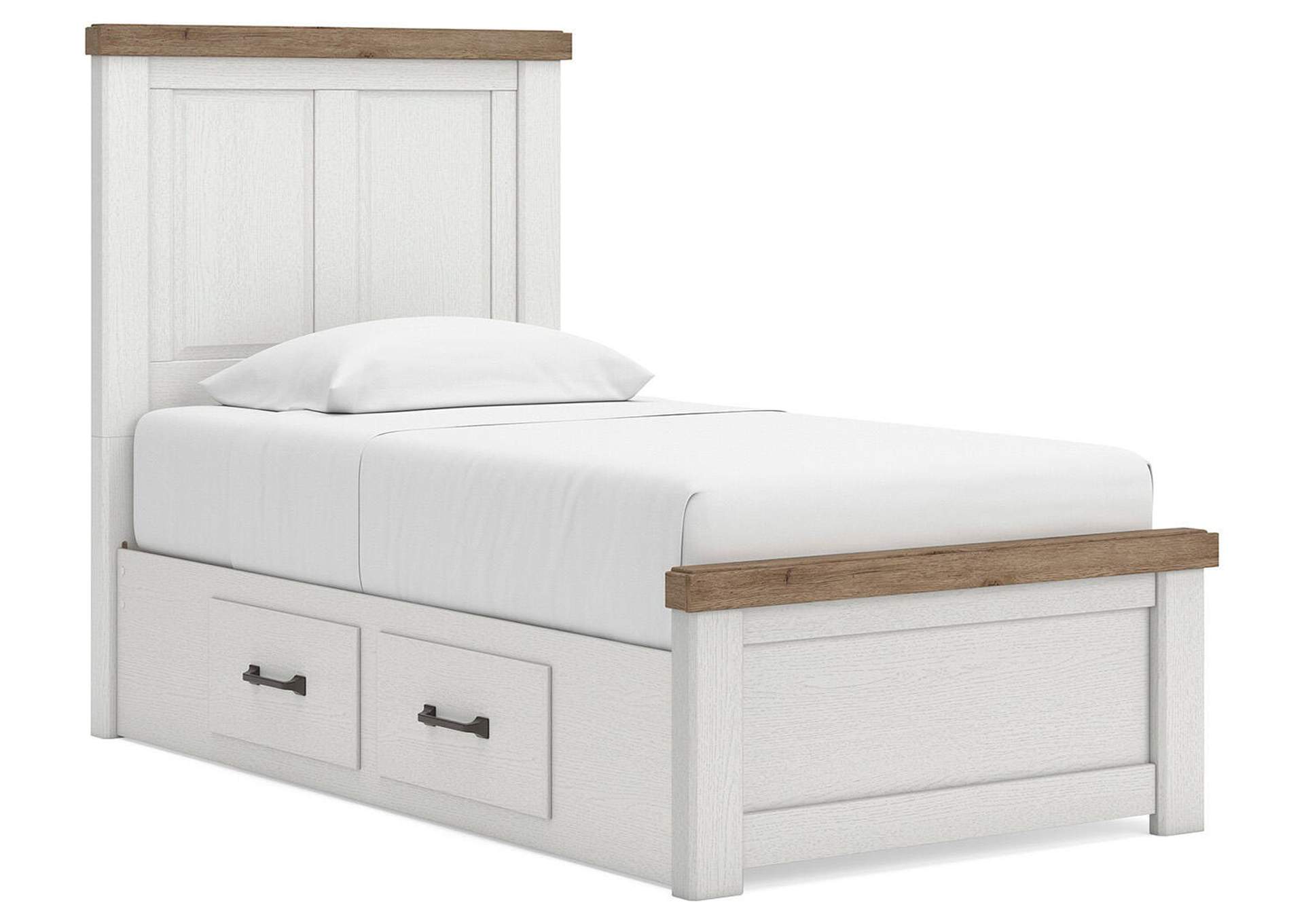 Savonport Twin Panel Bed with Storage image 1