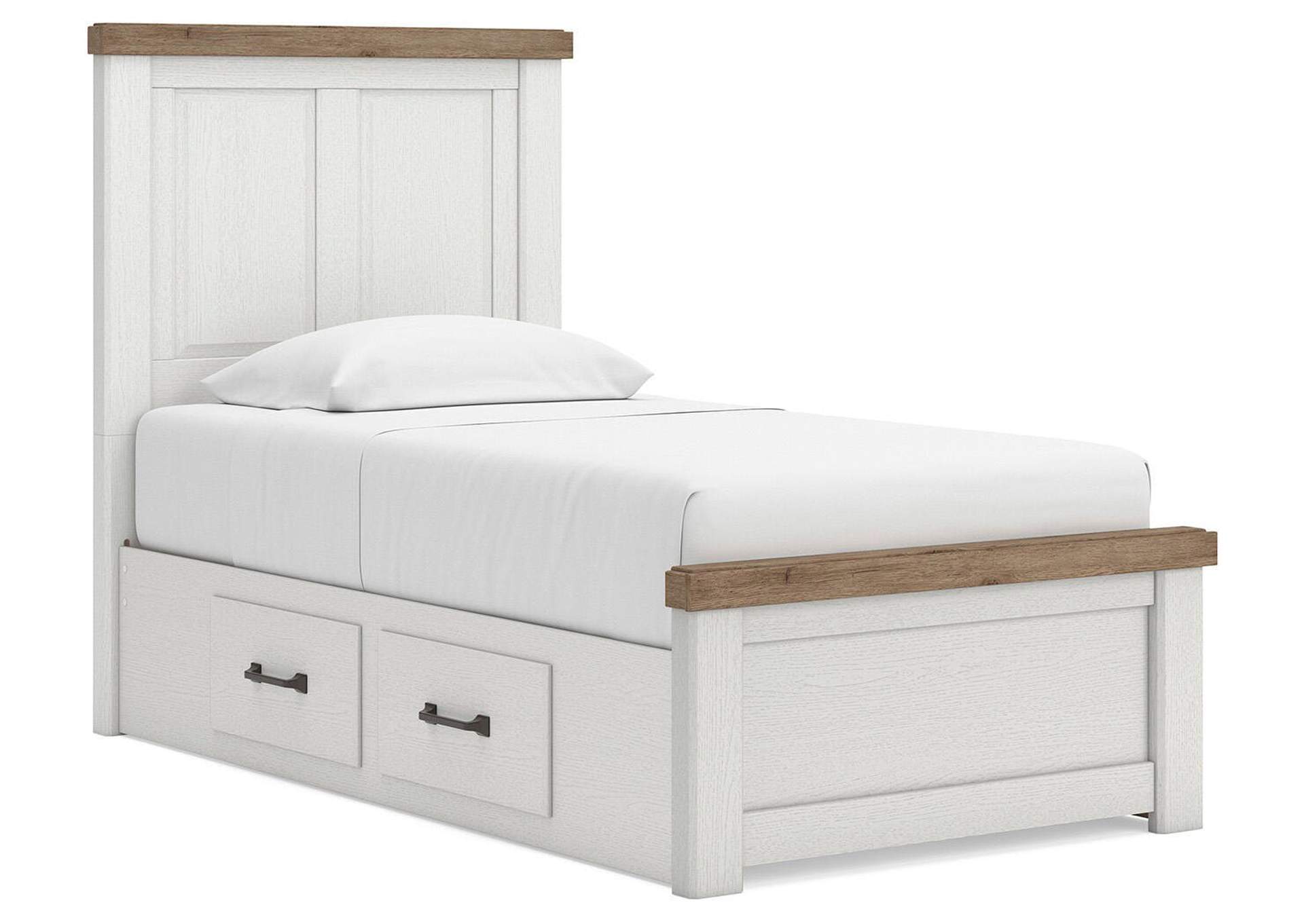Savonport Twin Panel Bed with Storage image 1