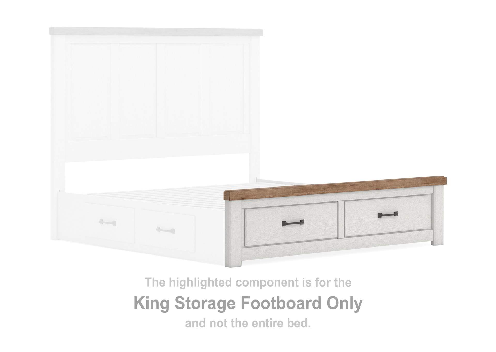 Savonport King Panel Storage Bed image 13