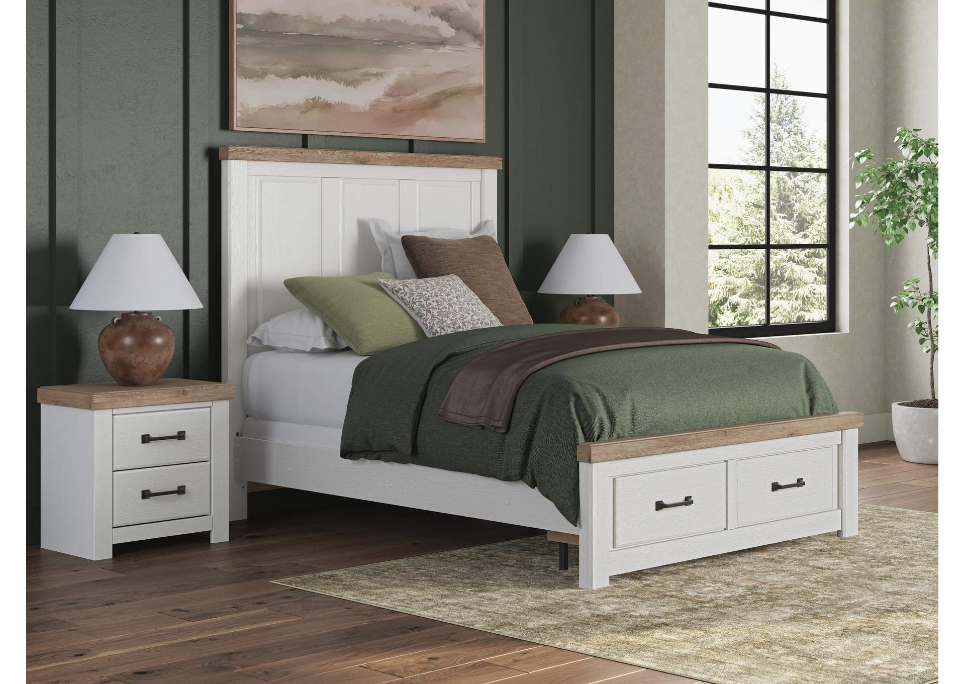 Savonport Queen Panel Storage Bed image 2