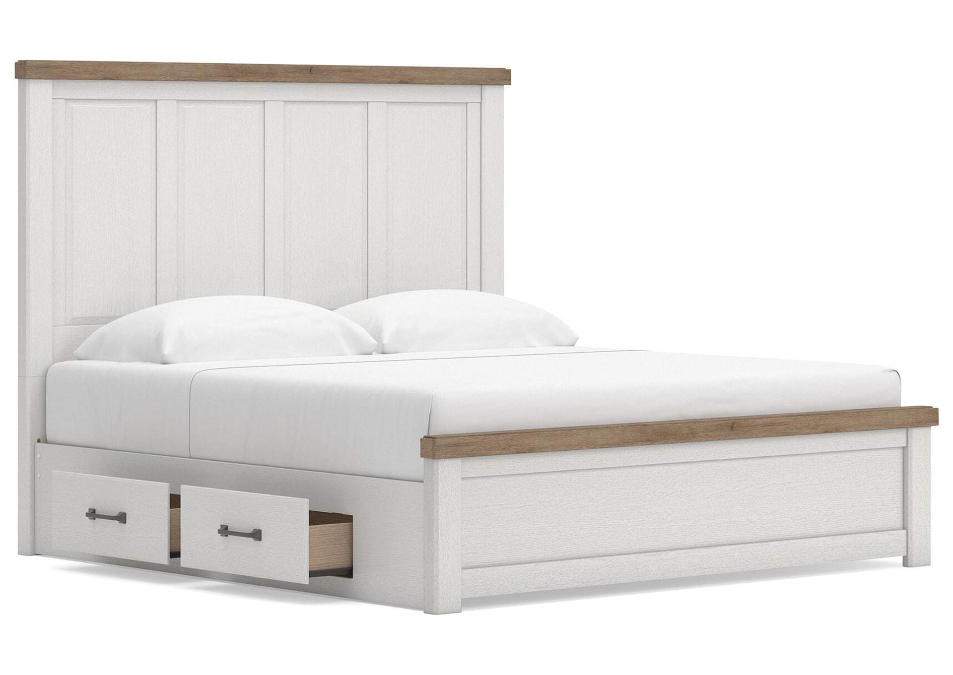 Savonport King Panel Bed with Storage image 1