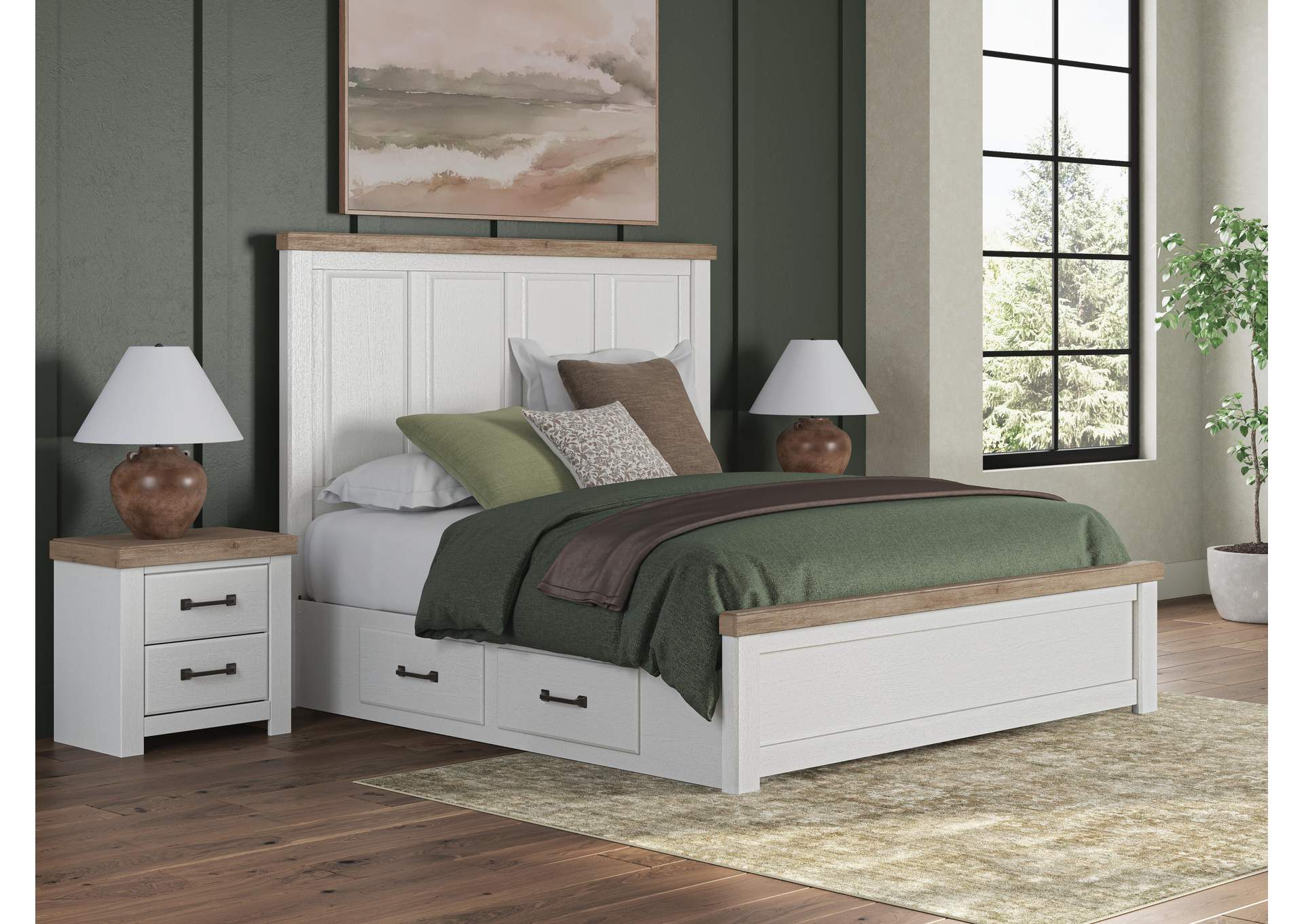Savonport King Panel Bed with Storage image 5