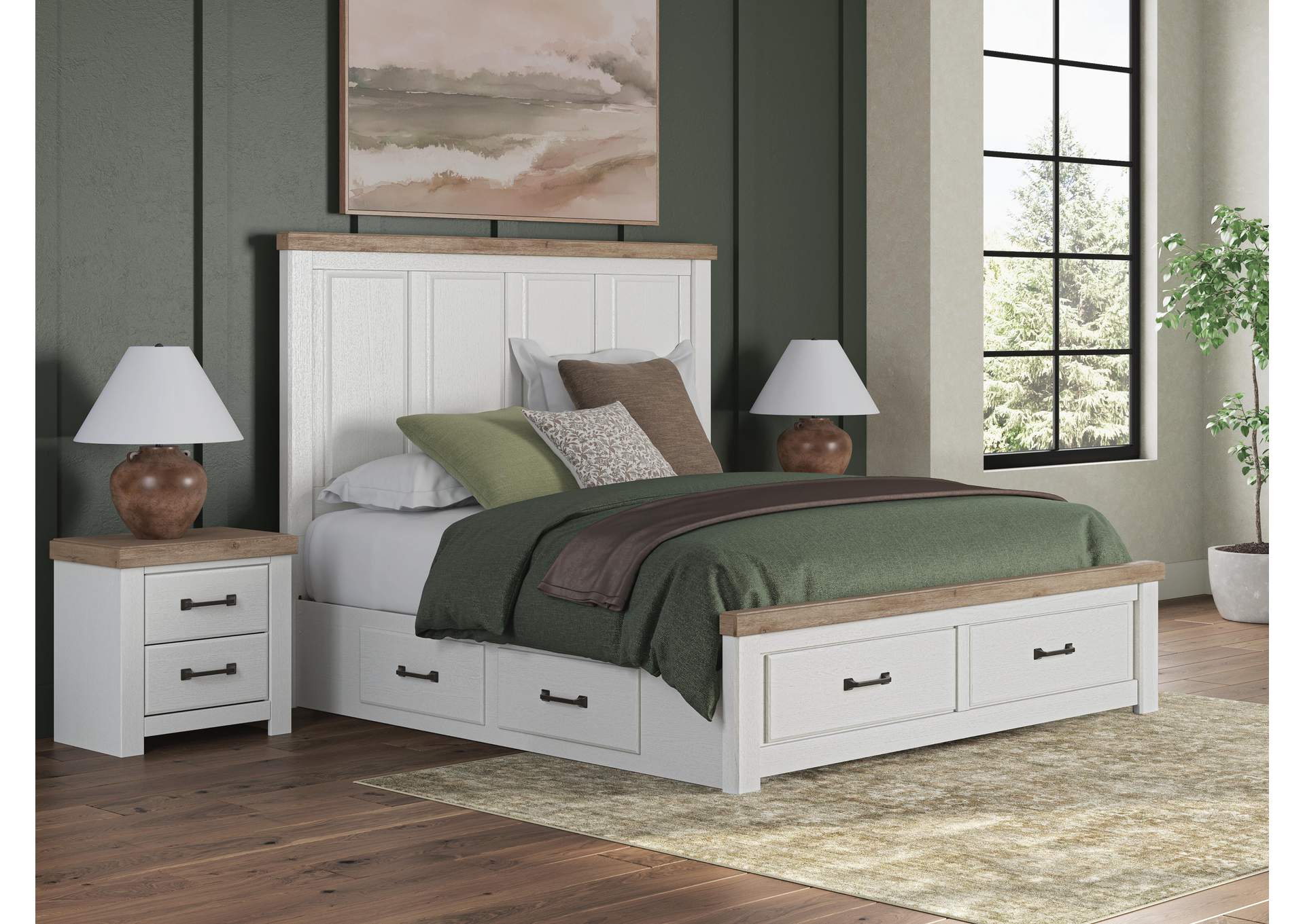 Savonport King Panel Storage Bed image 3