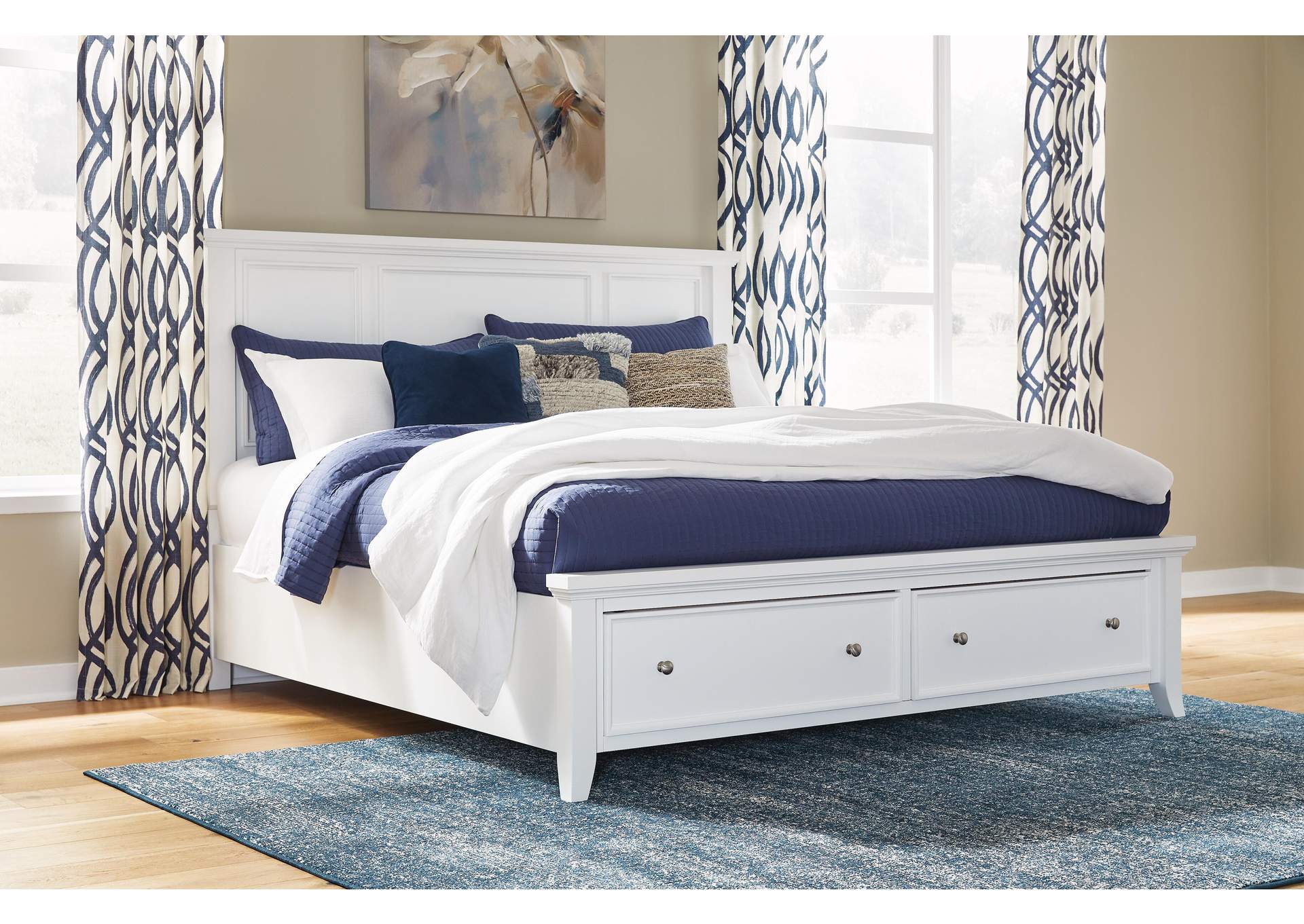Trulani California King Panel Storage Bed image 2