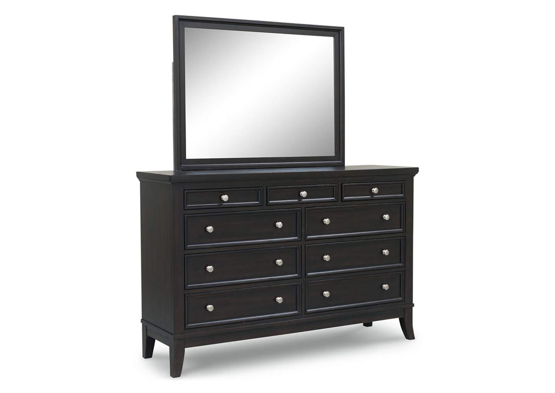 Bambori Queen Sleigh Storage Bed with Mirrored Dresser, Chest and Nightstand image 787