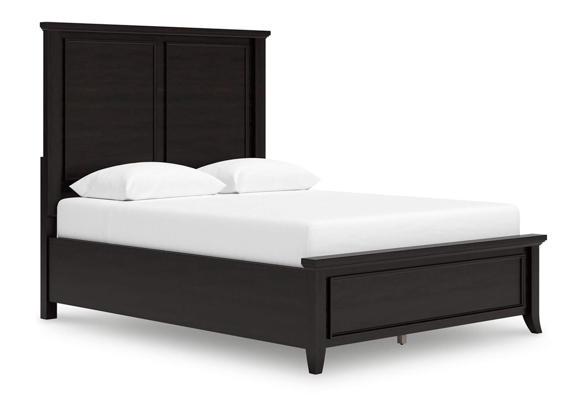 Bambori Queen Panel Bed with Mirrored Dresser, Chest and Nightstand image 17