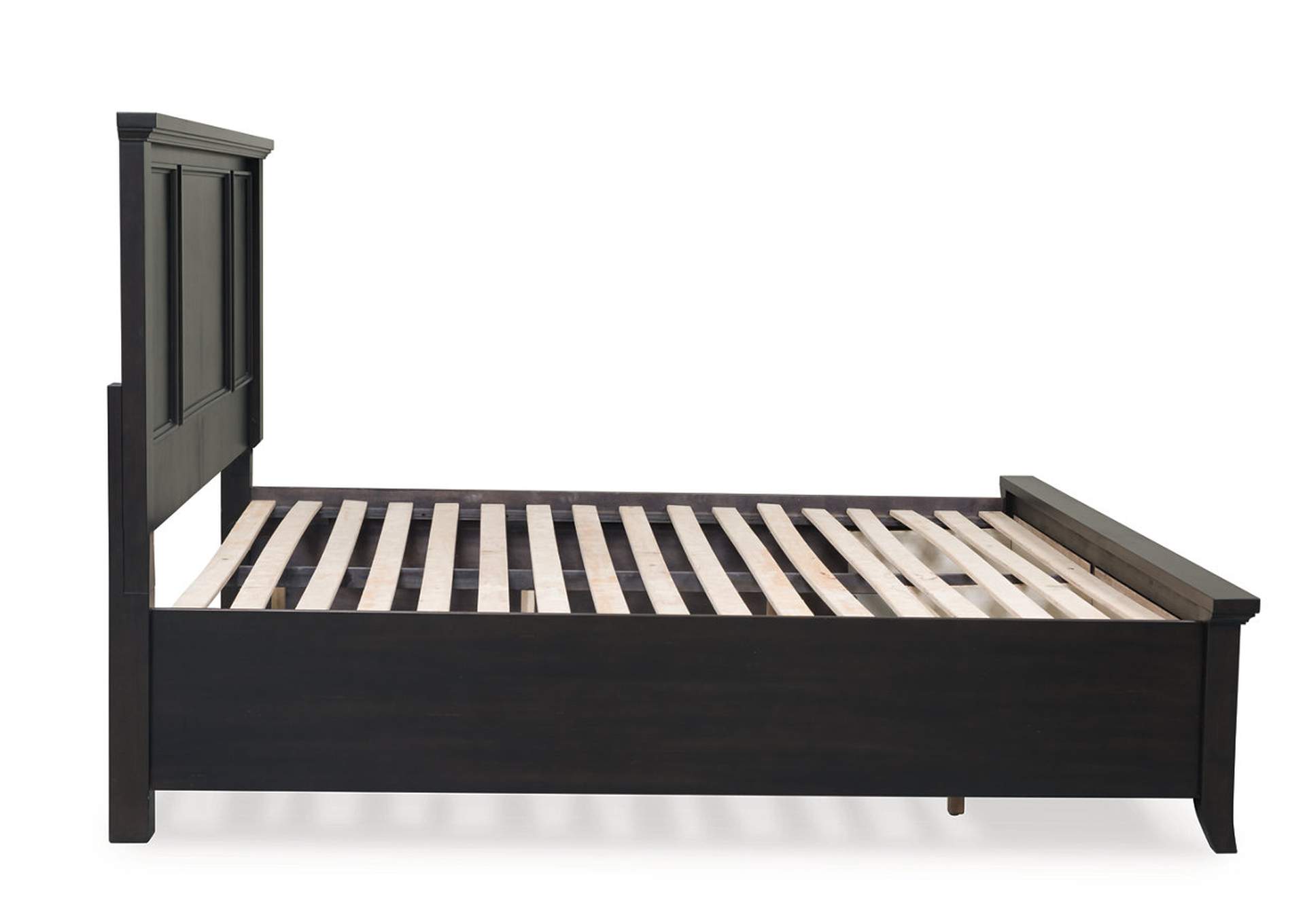 Bambori King Panel Bed with Mirrored Dresser, Chest and Nightstand image 34