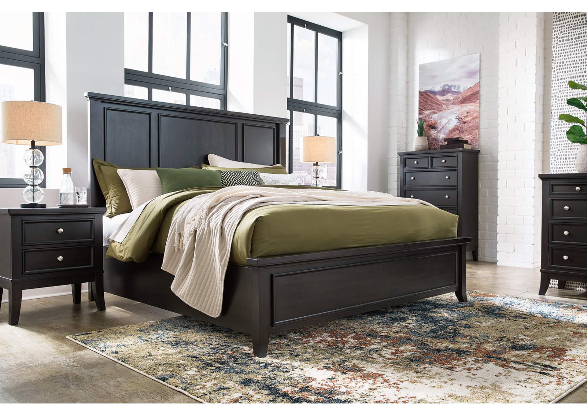 Bambori King Panel Bed image 6