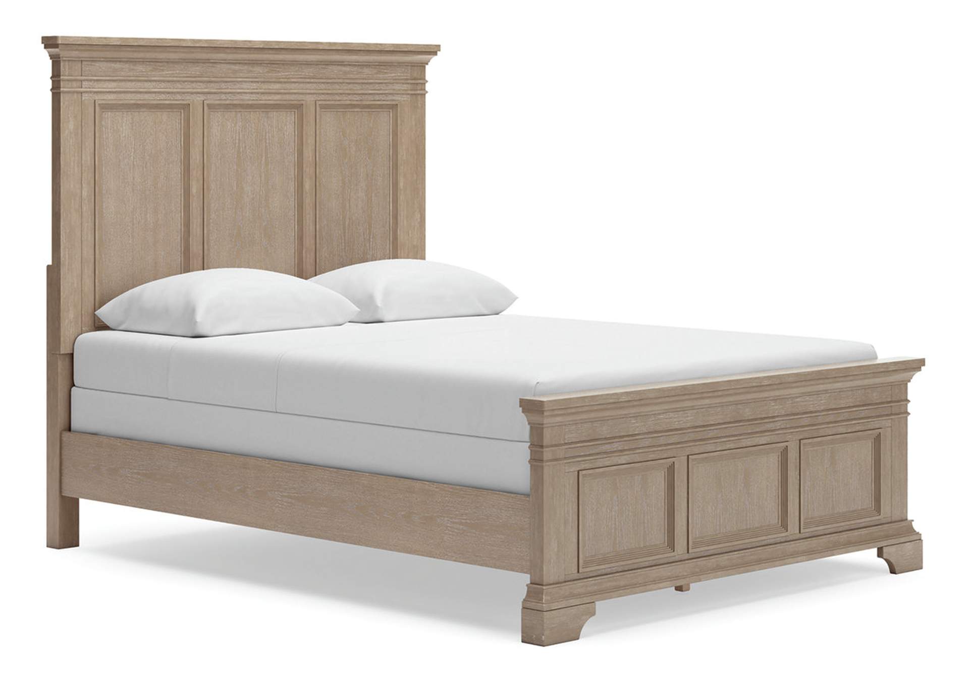 Vallardia Queen Panel Bed with Mirrored Dresser and Chest image 10