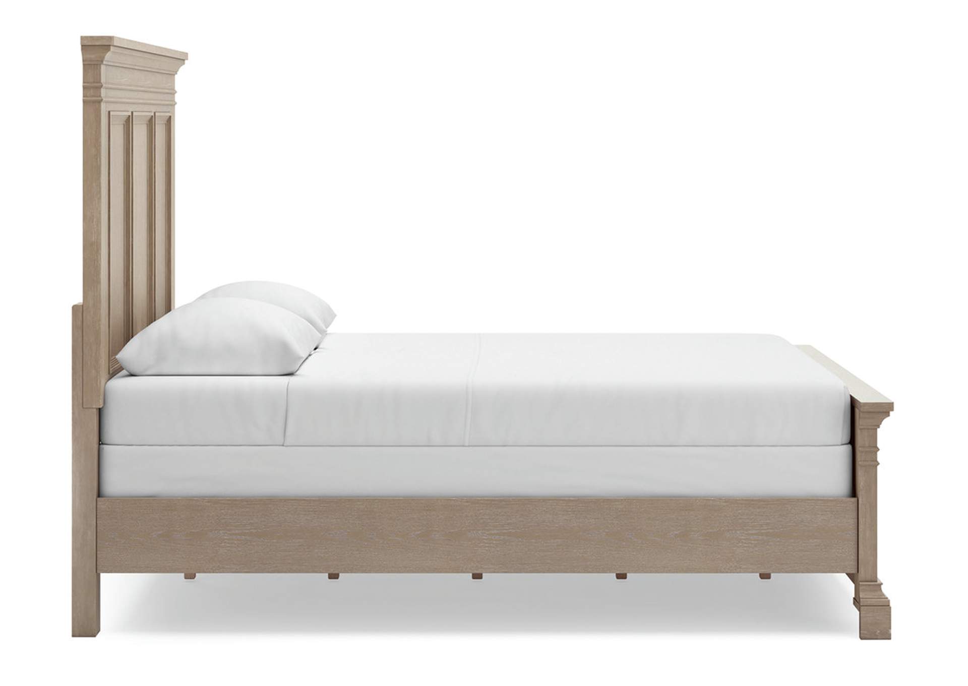 Vallardia Queen Panel Bed with Mirrored Dresser and Chest image 11