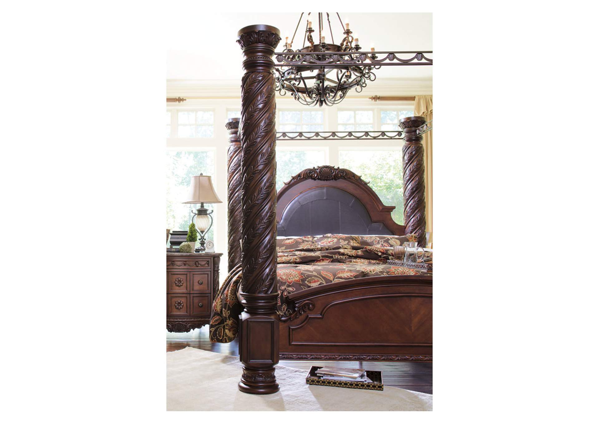 North Shore King Poster Bed with Canopy