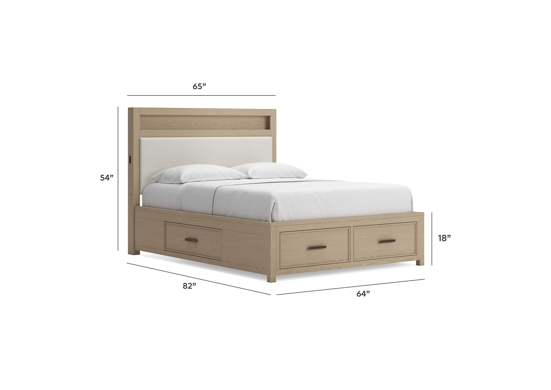 Calmoro Queen Bookcase Bed image 11