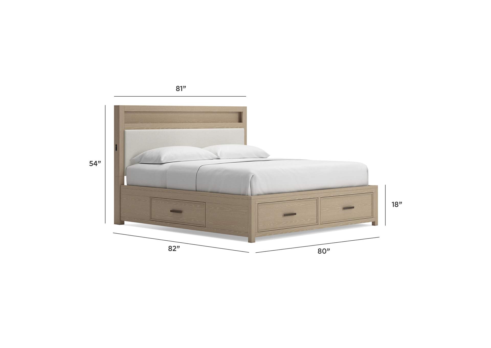 Calmoro Queen Bookcase Bed image 7