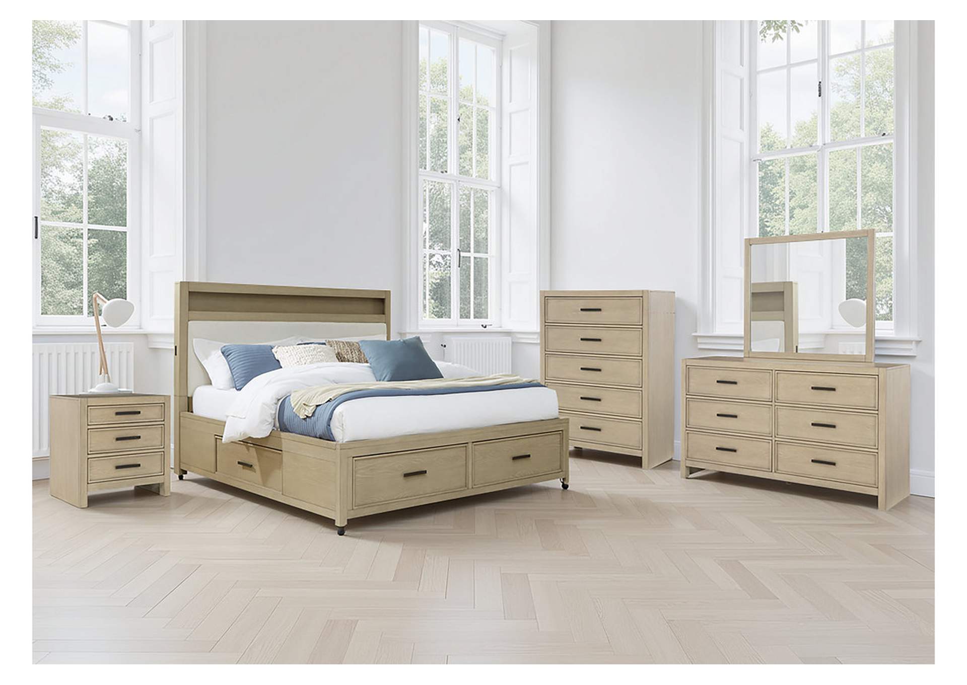 Calmoro Queen Bookcase Bed image 2