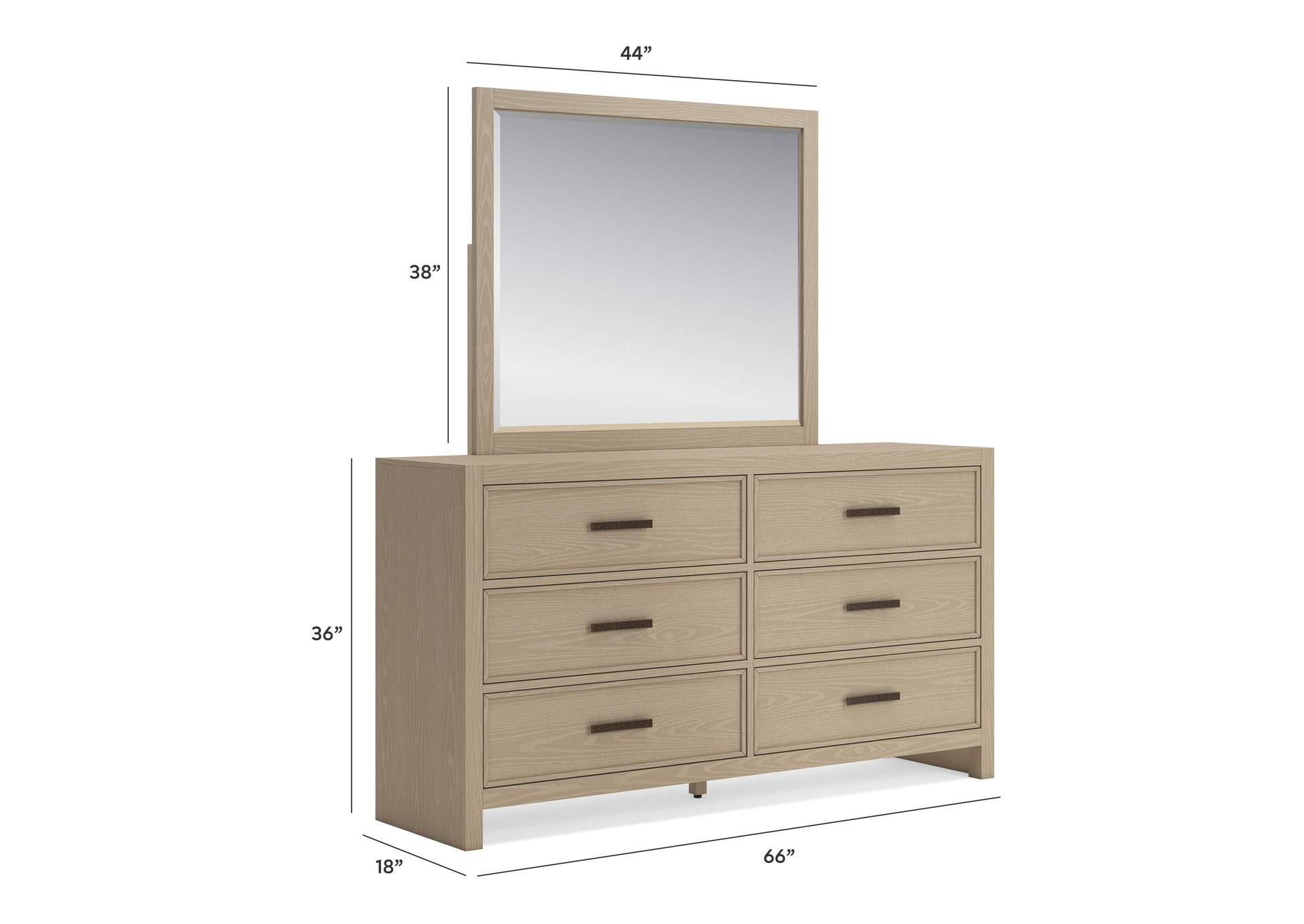 Calmoro Dresser and Mirror image 5