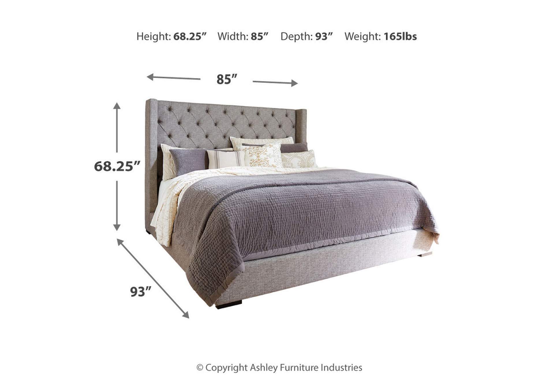 Sorinella California King Upholstered Bed