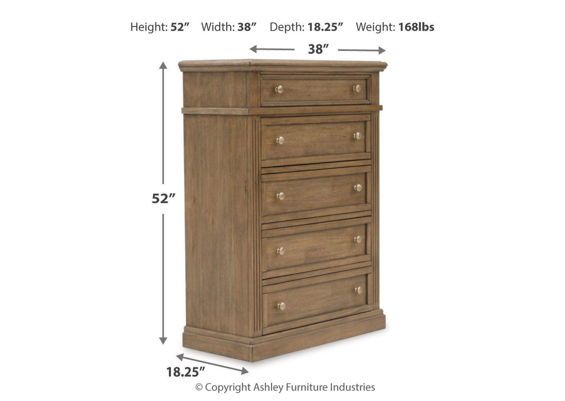 Mylarken Queen Panel Bed with Mirrored Dresser, Chest and Nightstand image 19