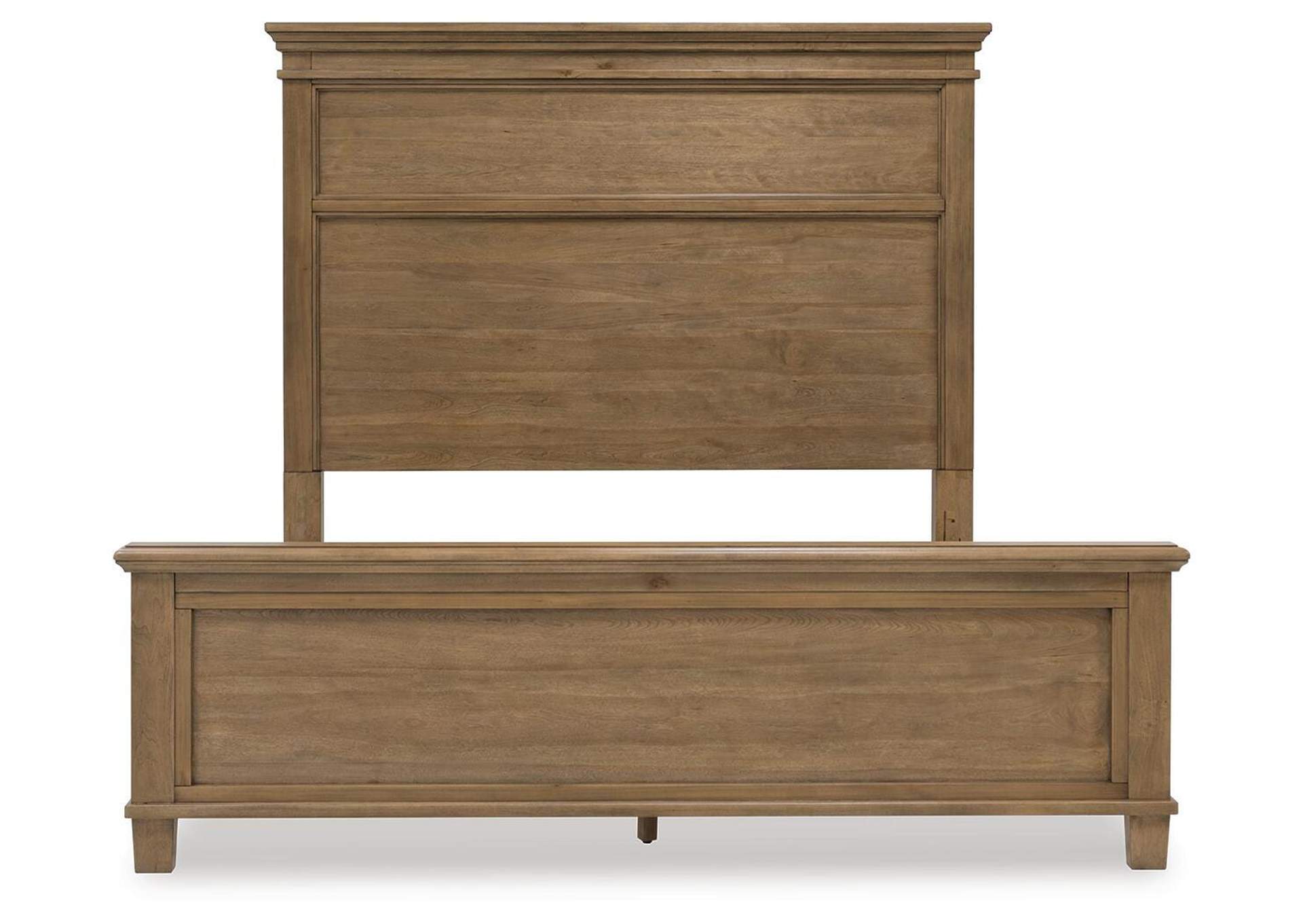 Mylarken King Panel Bed with Mirrored Dresser and Nightstand image 5