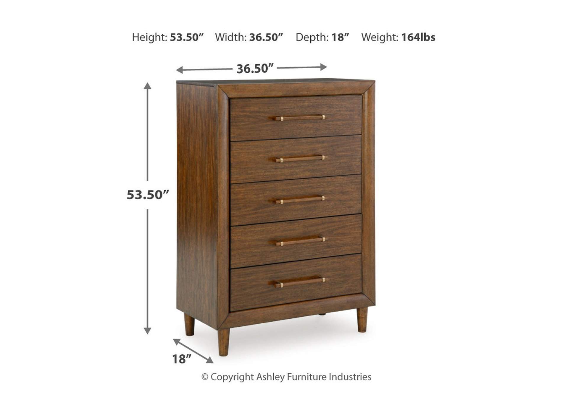 Lyncott King Upholstered Bed with Mirrored Dresser and Chest image 13