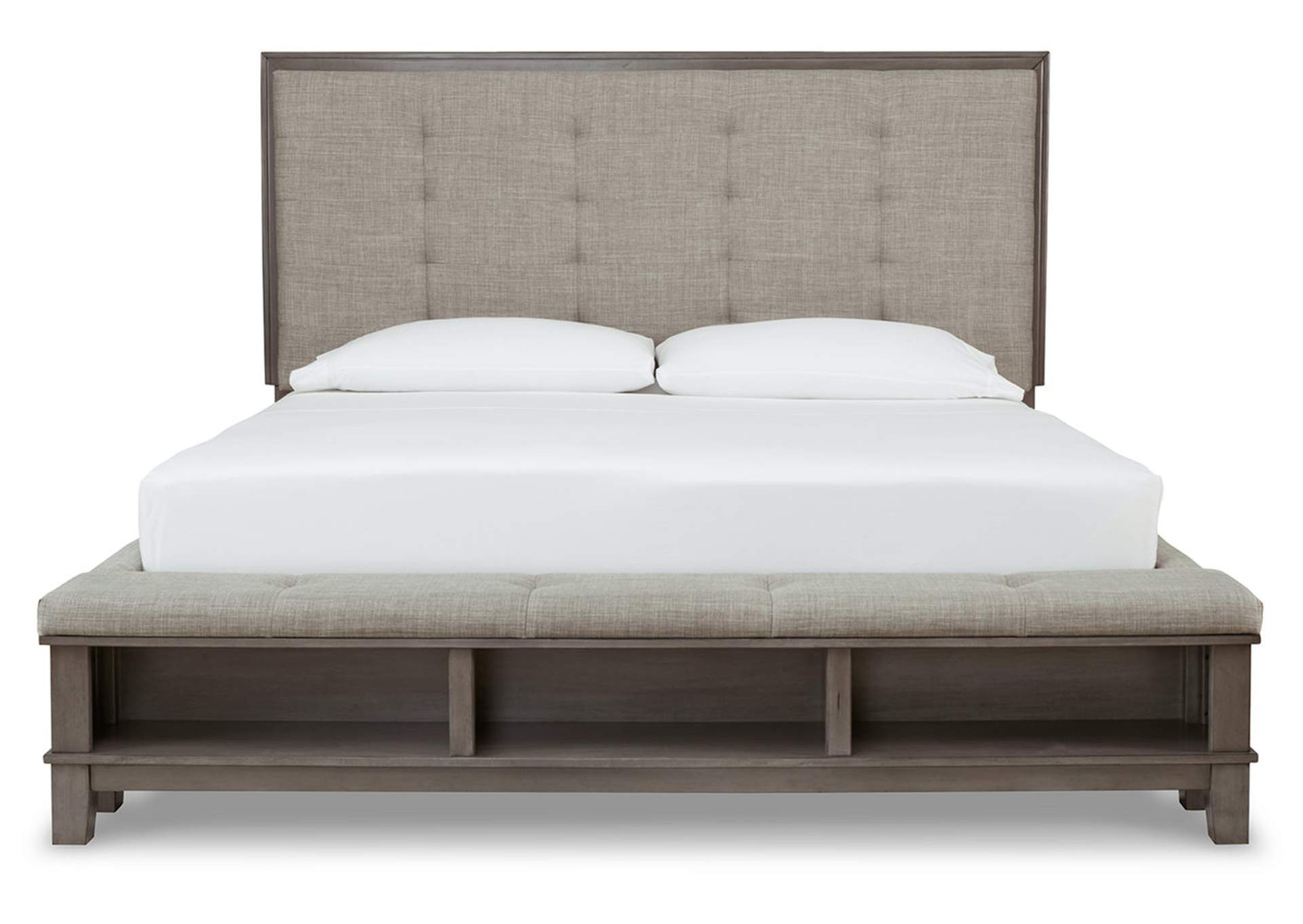 Hallanden King Upholstered Storage Bed